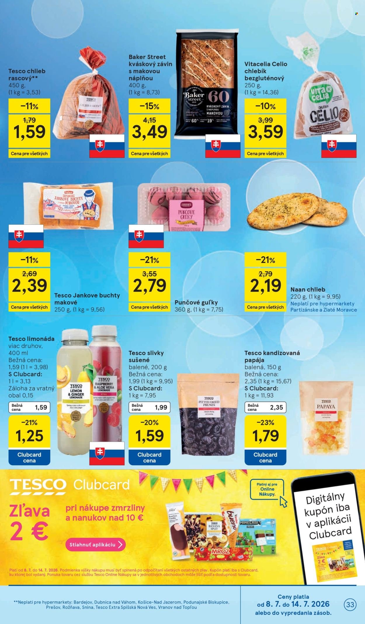 TESCO leták - Od stredy 8.7.2026