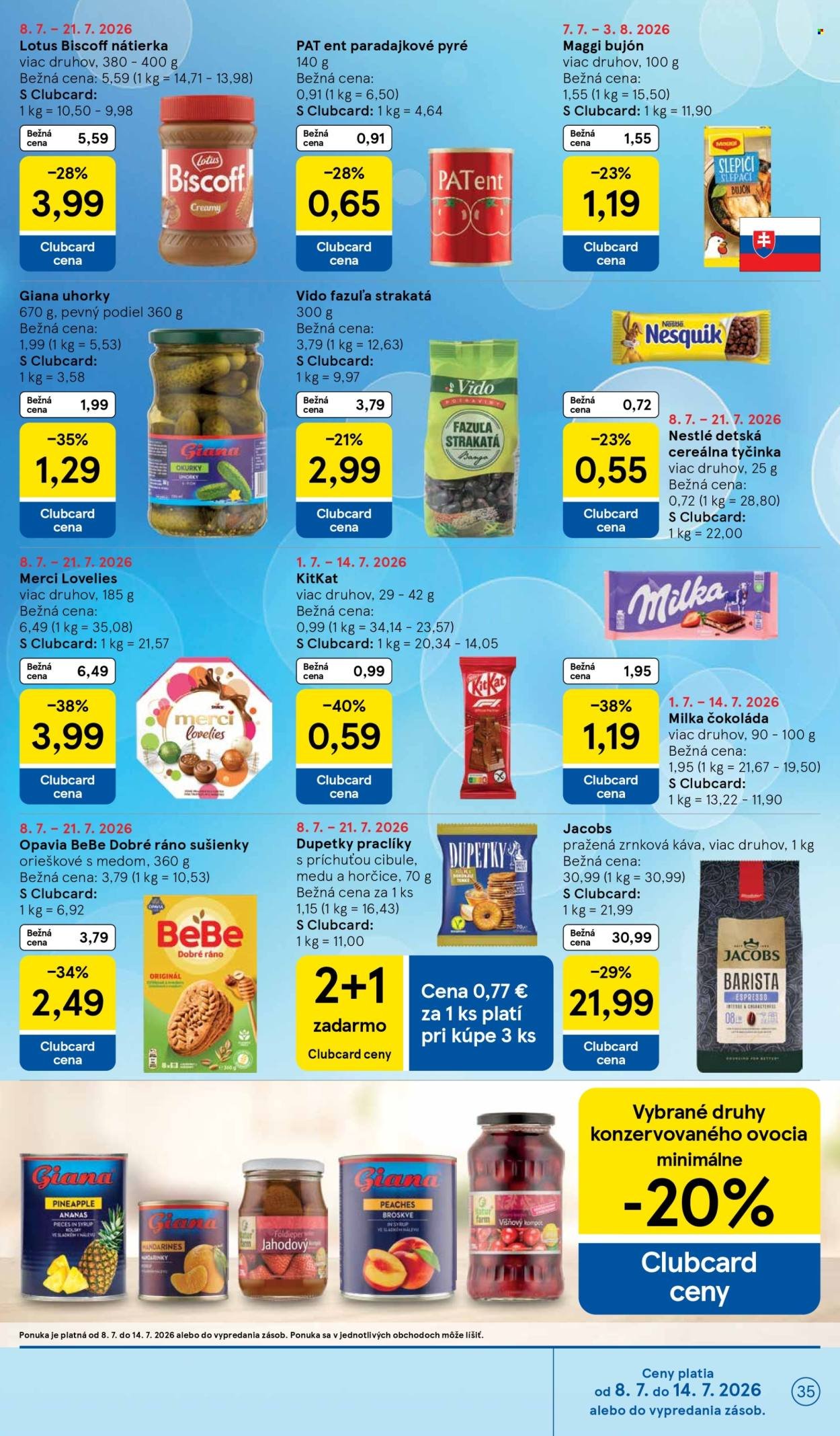 TESCO leták - Od stredy 8.7.2026