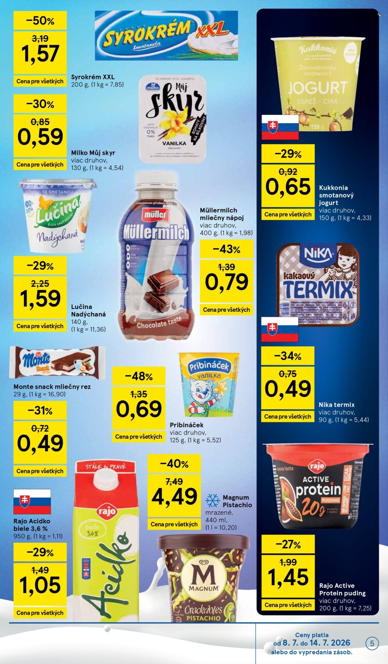 TESCO leták - Od stredy 8.7.2026