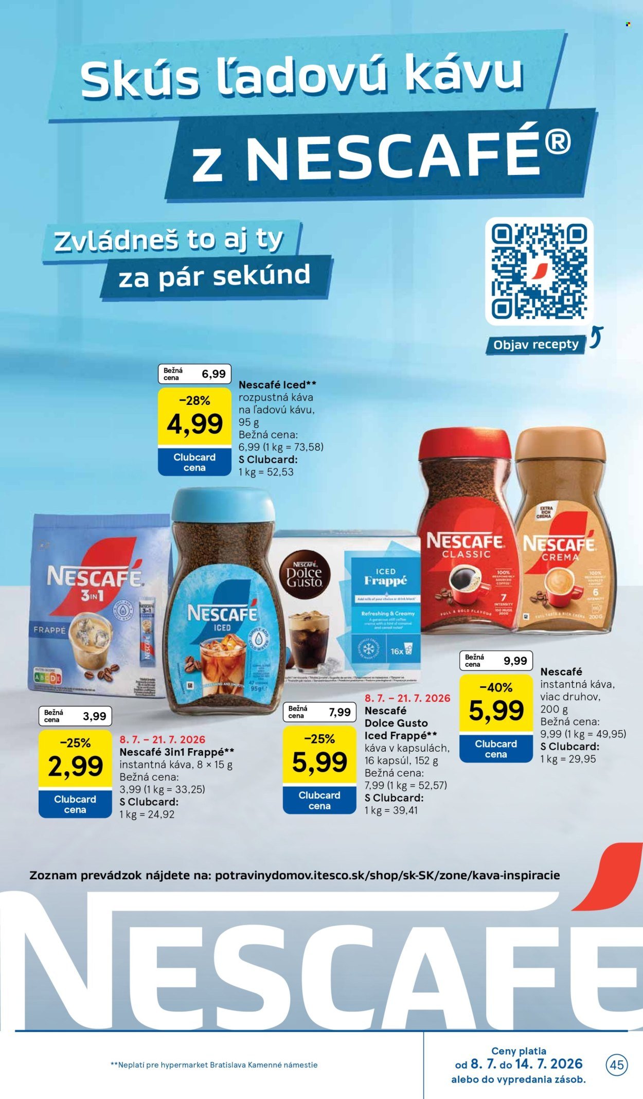 TESCO leták - Od stredy 8.7.2026