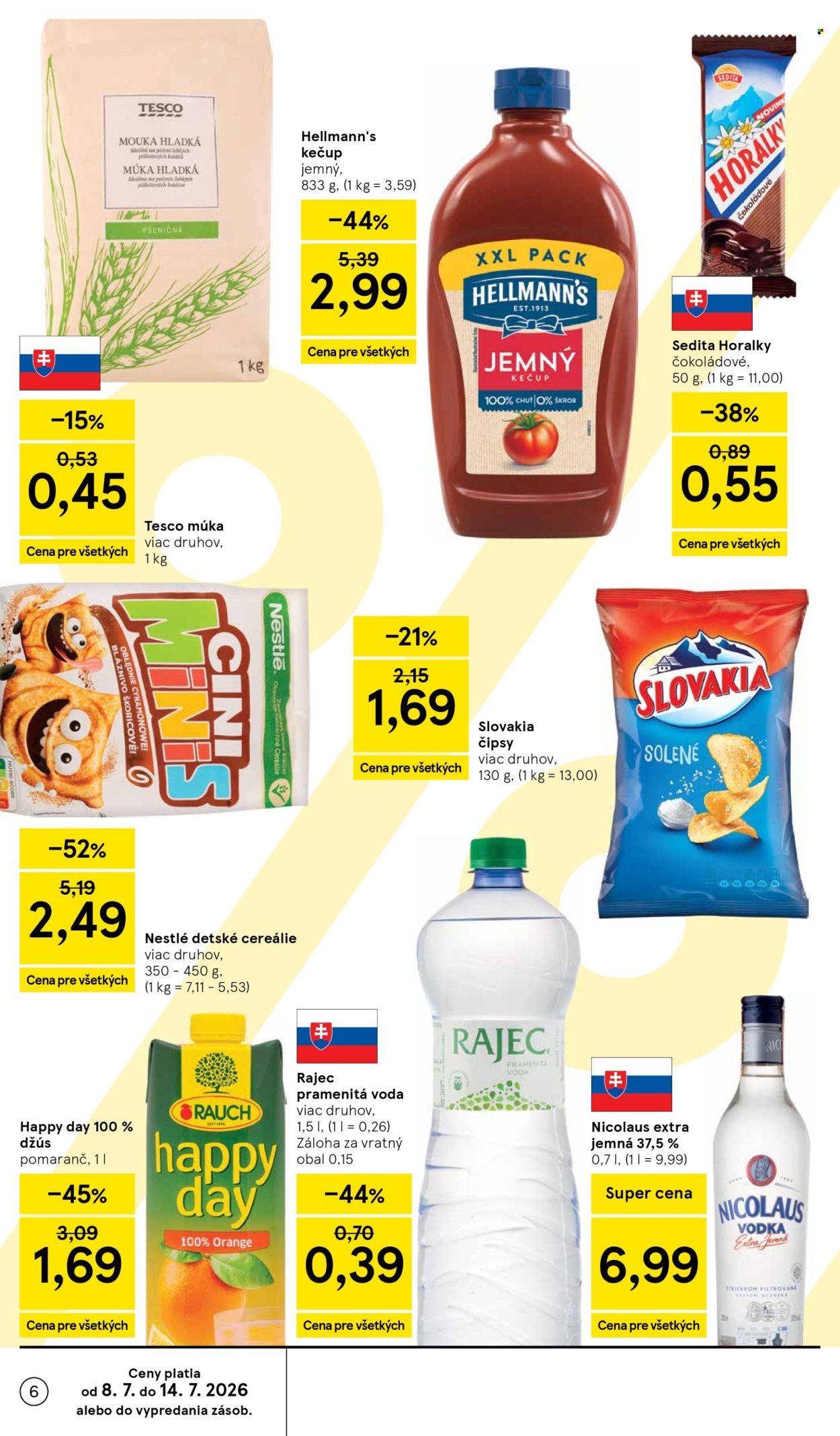 TESCO leták - Od stredy 8.7.2026