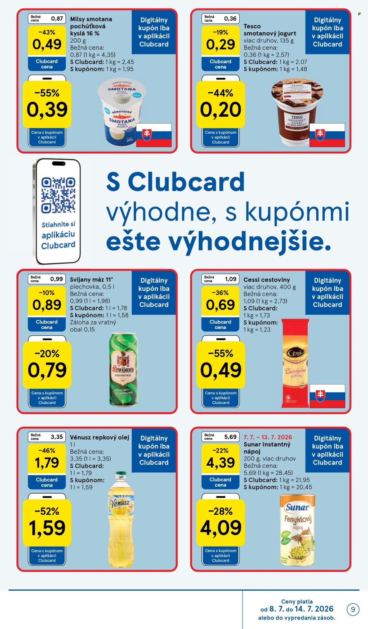 TESCO leták - Od stredy 8.7.2026