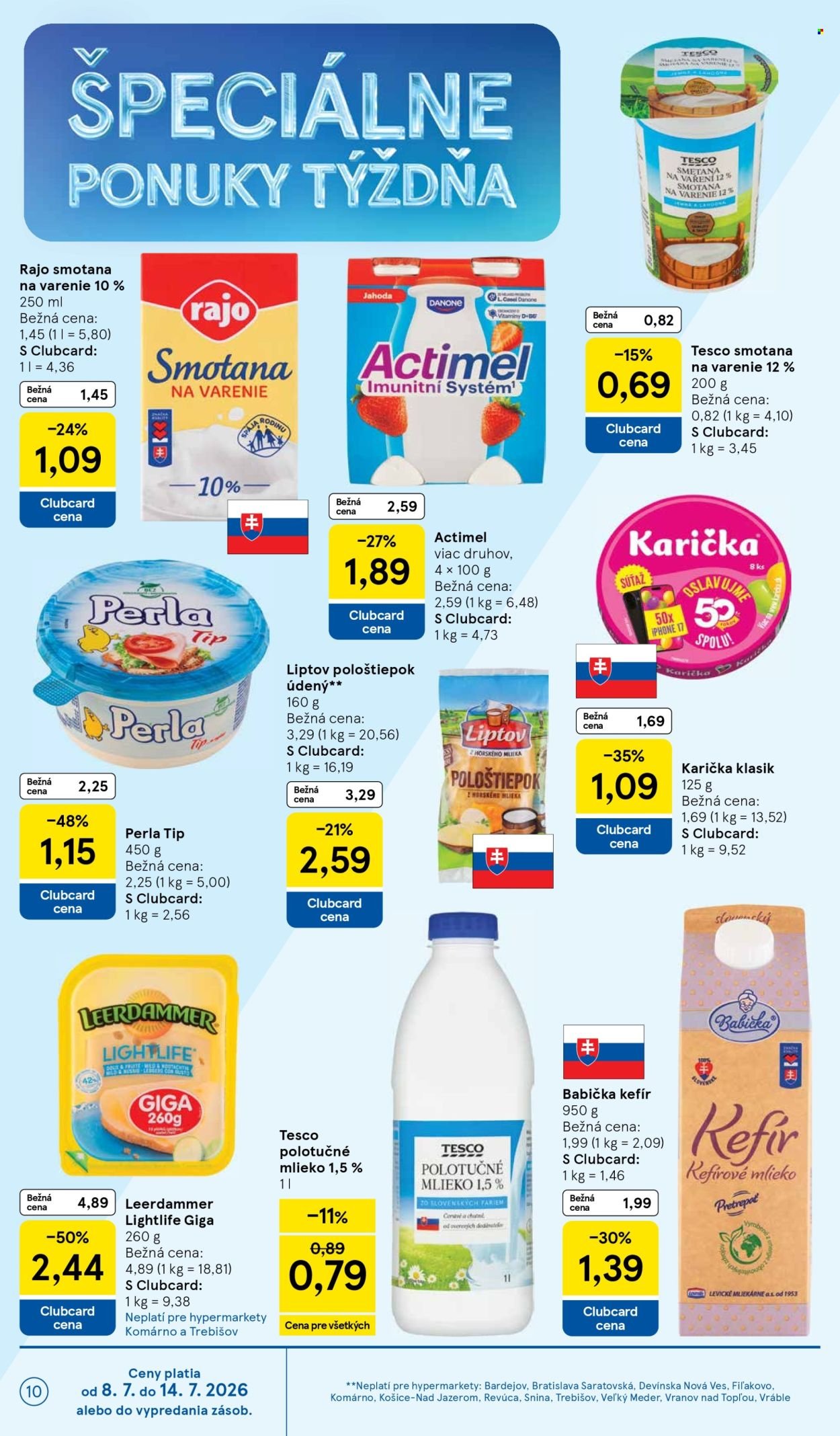 TESCO leták - Od stredy 8.7.2026