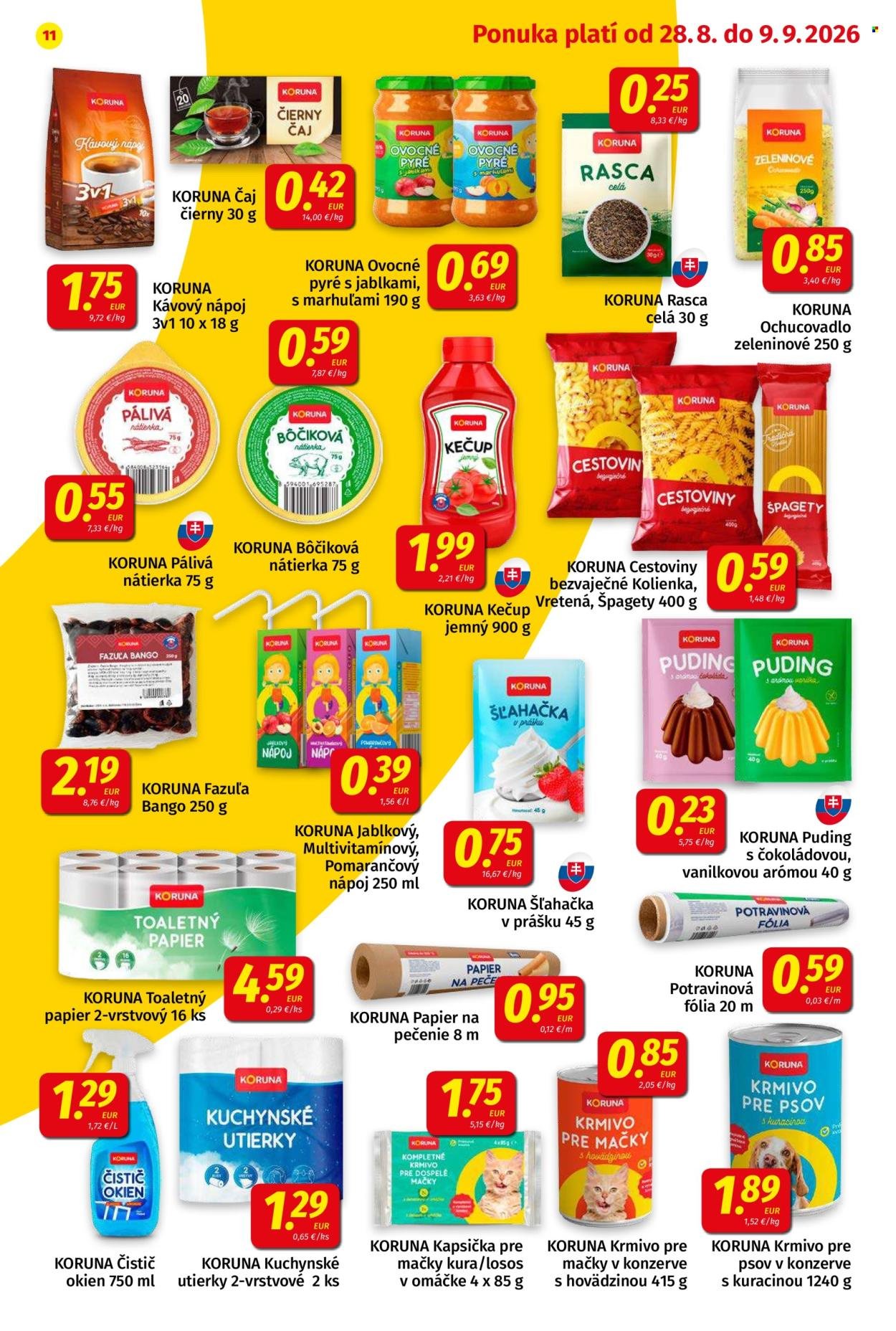 POTRAVINY KORUNA leták - Od piatka 28.8.2026