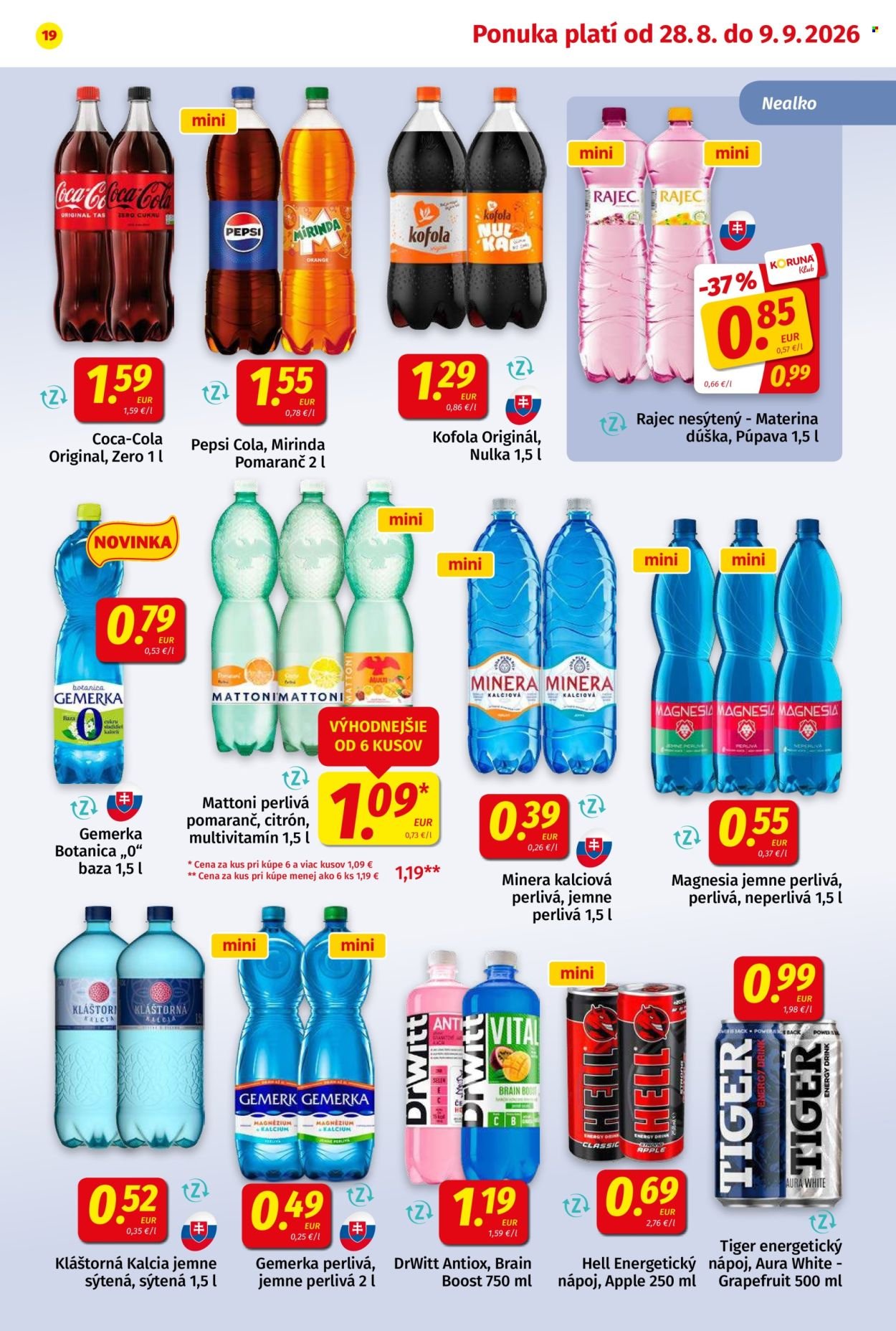 POTRAVINY KORUNA leták - Od piatka 28.8.2026