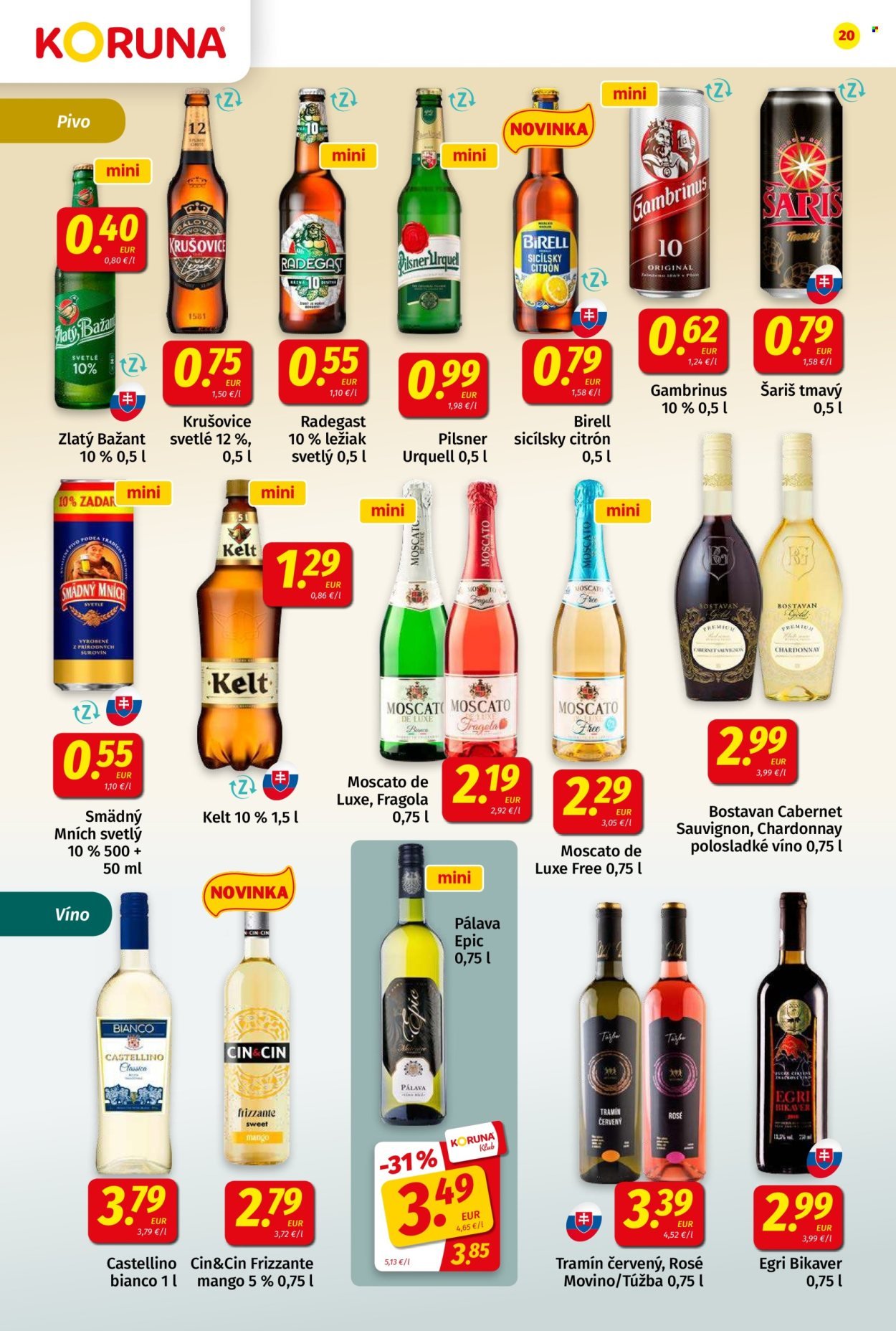 POTRAVINY KORUNA leták - Od piatka 28.8.2026
