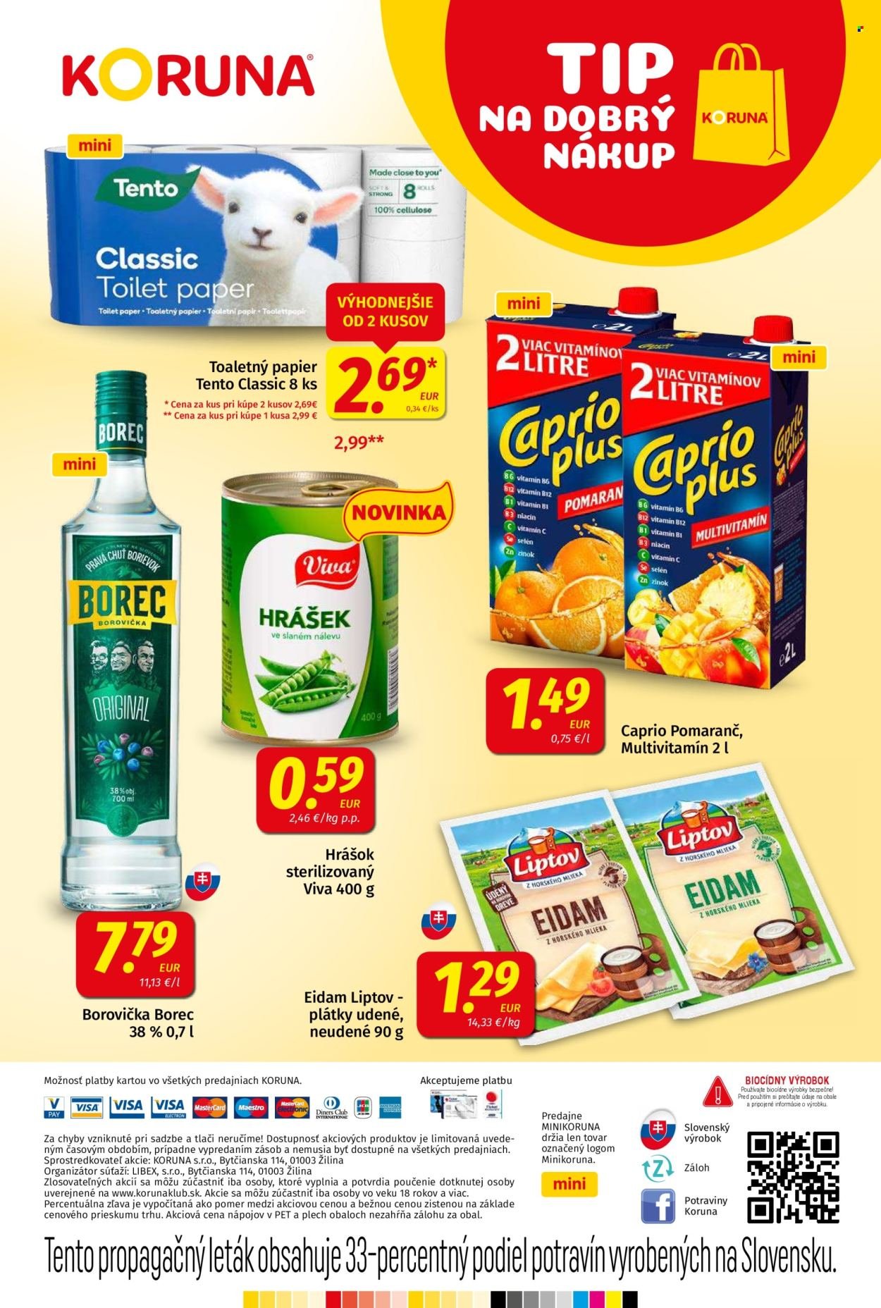 POTRAVINY KORUNA leták - Od piatka 28.8.2026
