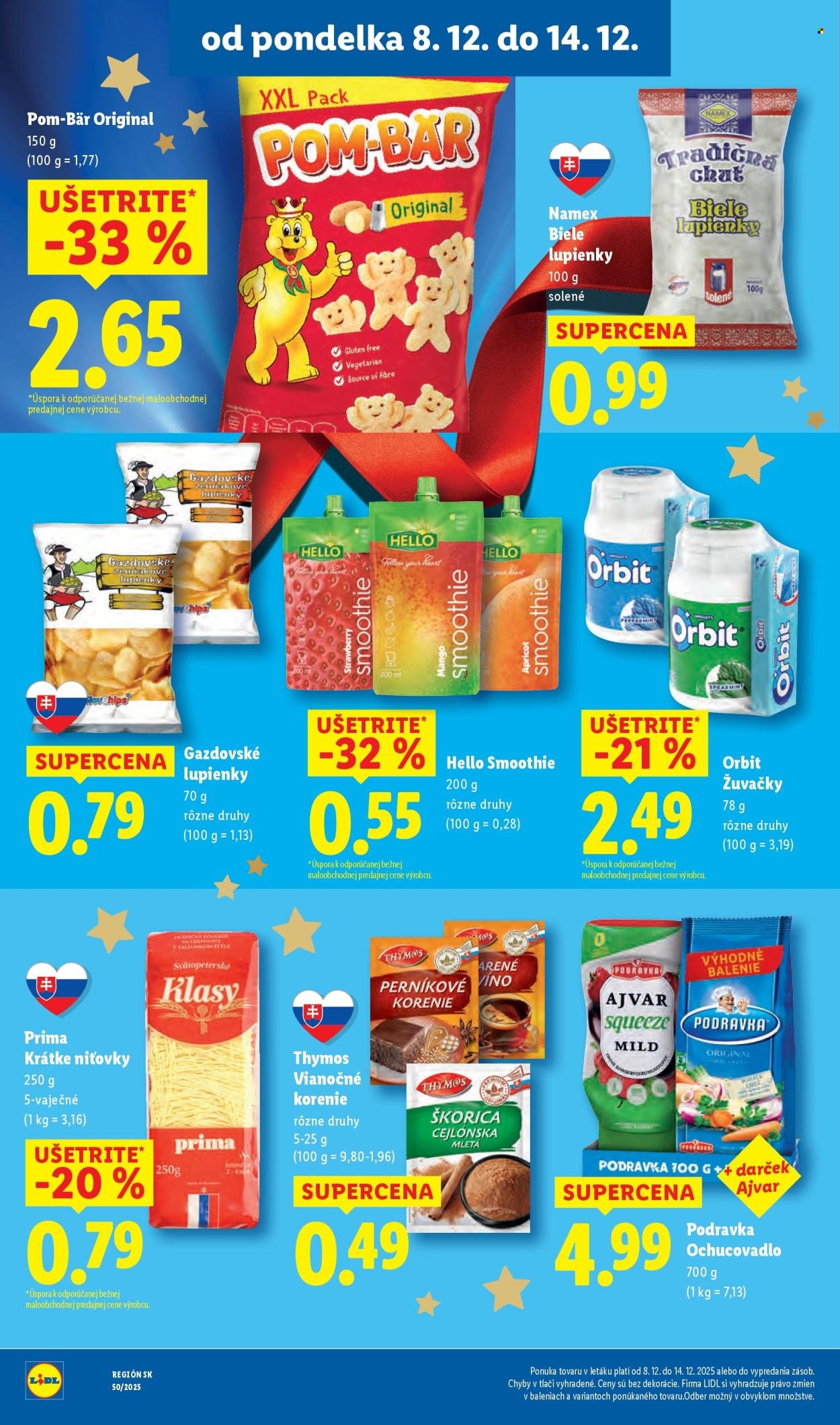 LIDL leták - Od pondelka 8.12.2025 (2025-12-08 - 2025-12-14) | 28