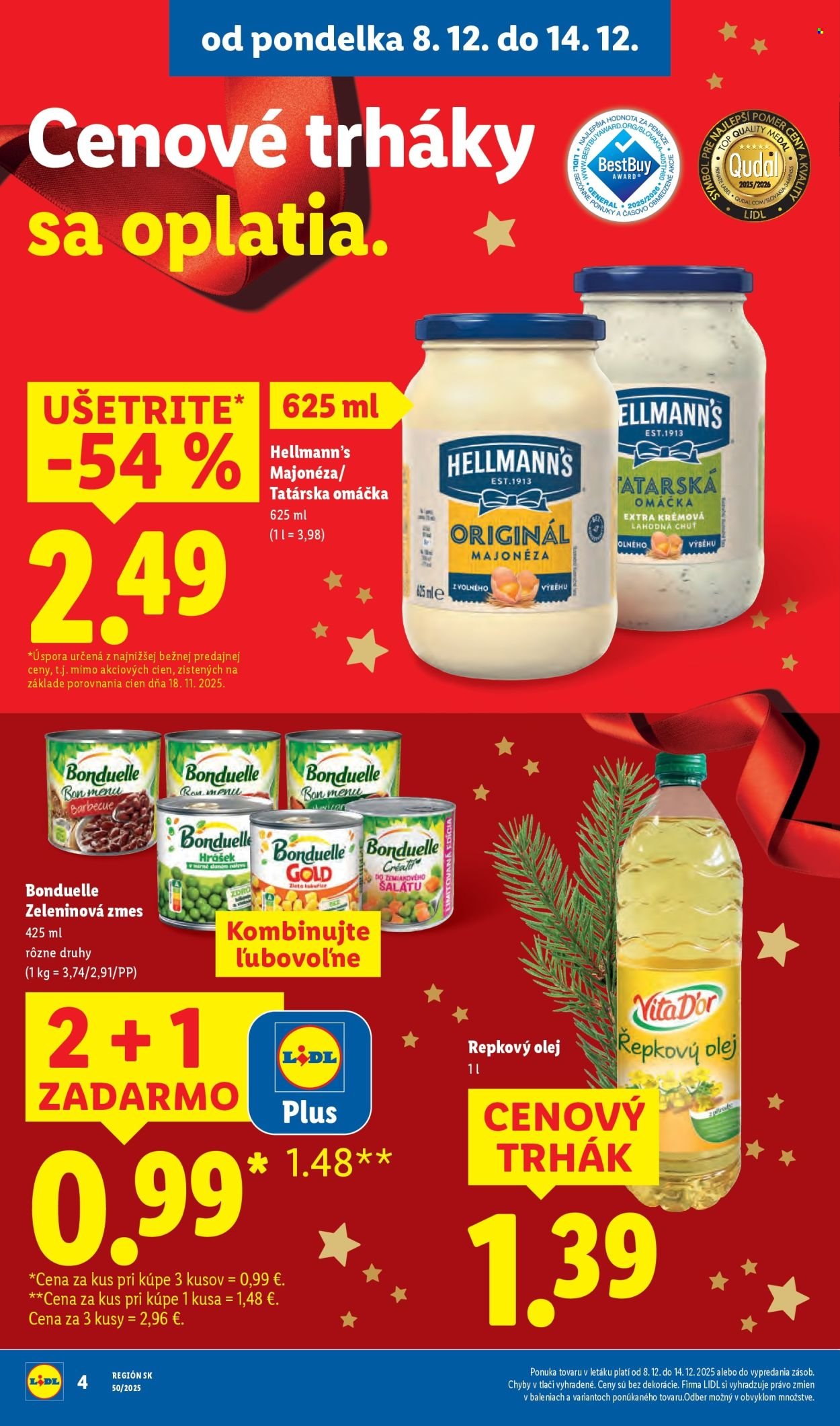 LIDL leták - Od pondelka 8.12.2025 (2025-12-08 - 2025-12-14) | 6