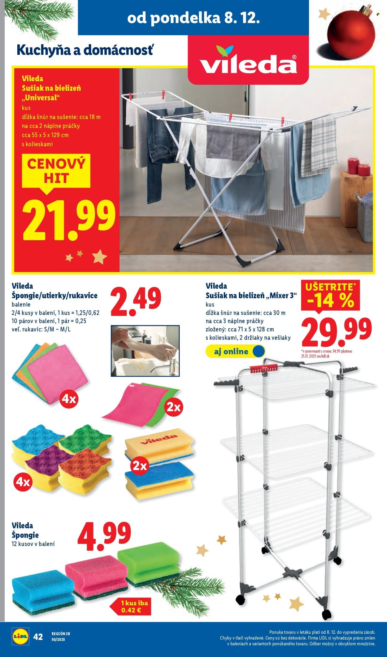 LIDL leták - Od pondelka 8.12.2025 (2025-12-08 - 2025-12-14) | 59
