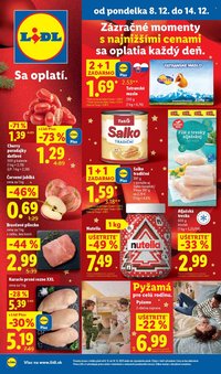 LIDL leták - Od pondelka 8.12.2025 (2025-12-08 - 2025-12-14)