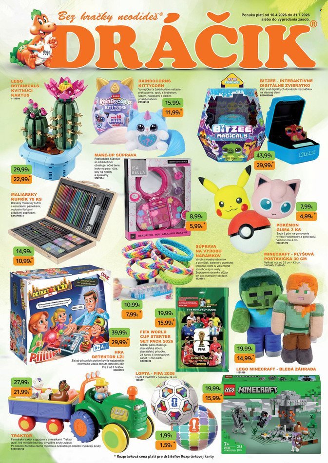 DRÁČIK leták - Od štvrtka 16.4.2026 (2026-04-16 - 2026-07-31) | 1