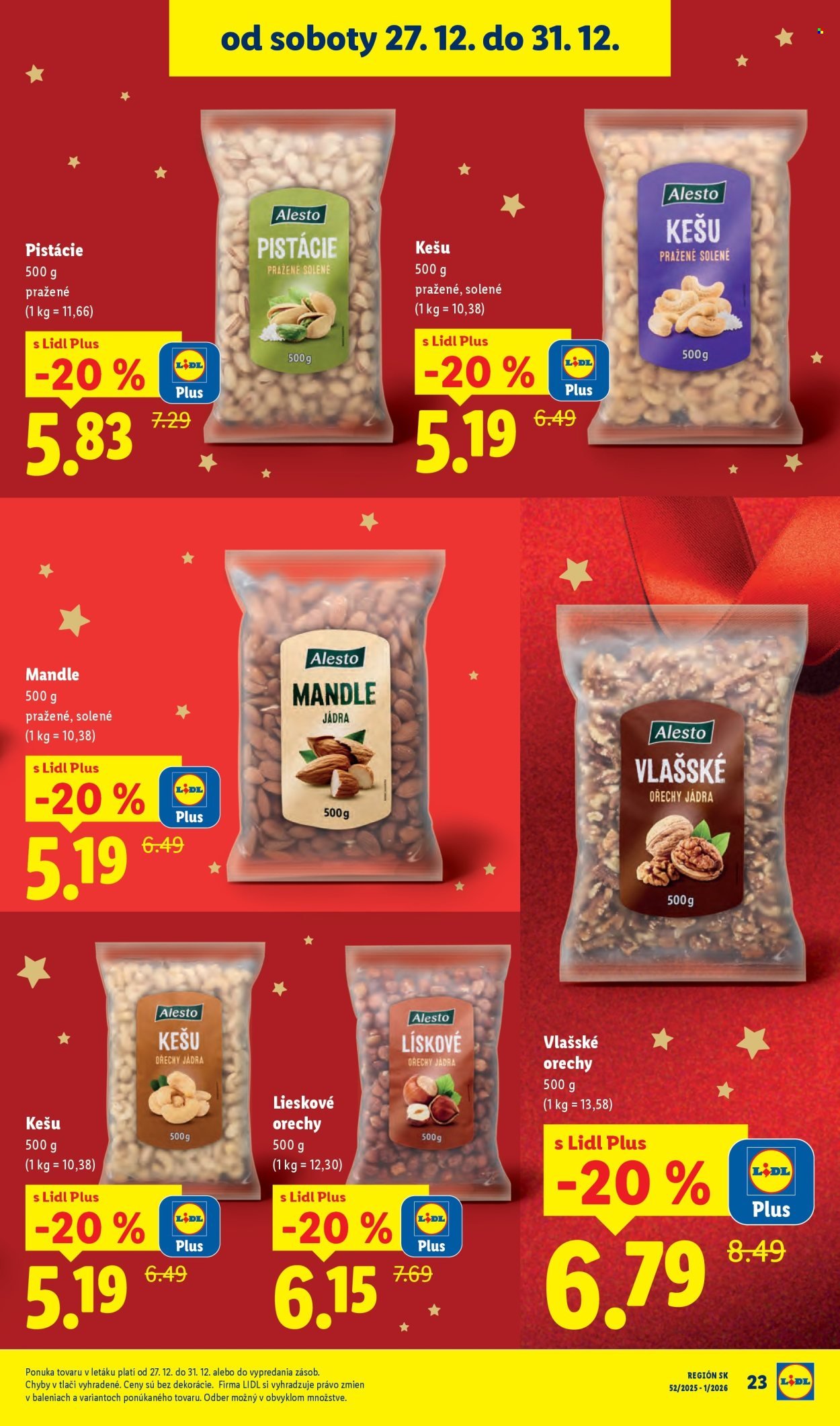 LIDL leták - Od soboty 27.12.2025 (2025-12-27 - 2025-12-31) | 27