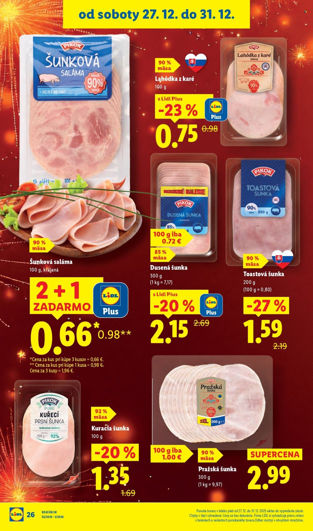 LIDL leták - Od soboty 27.12.2025 (2025-12-27 - 2025-12-31) | 30