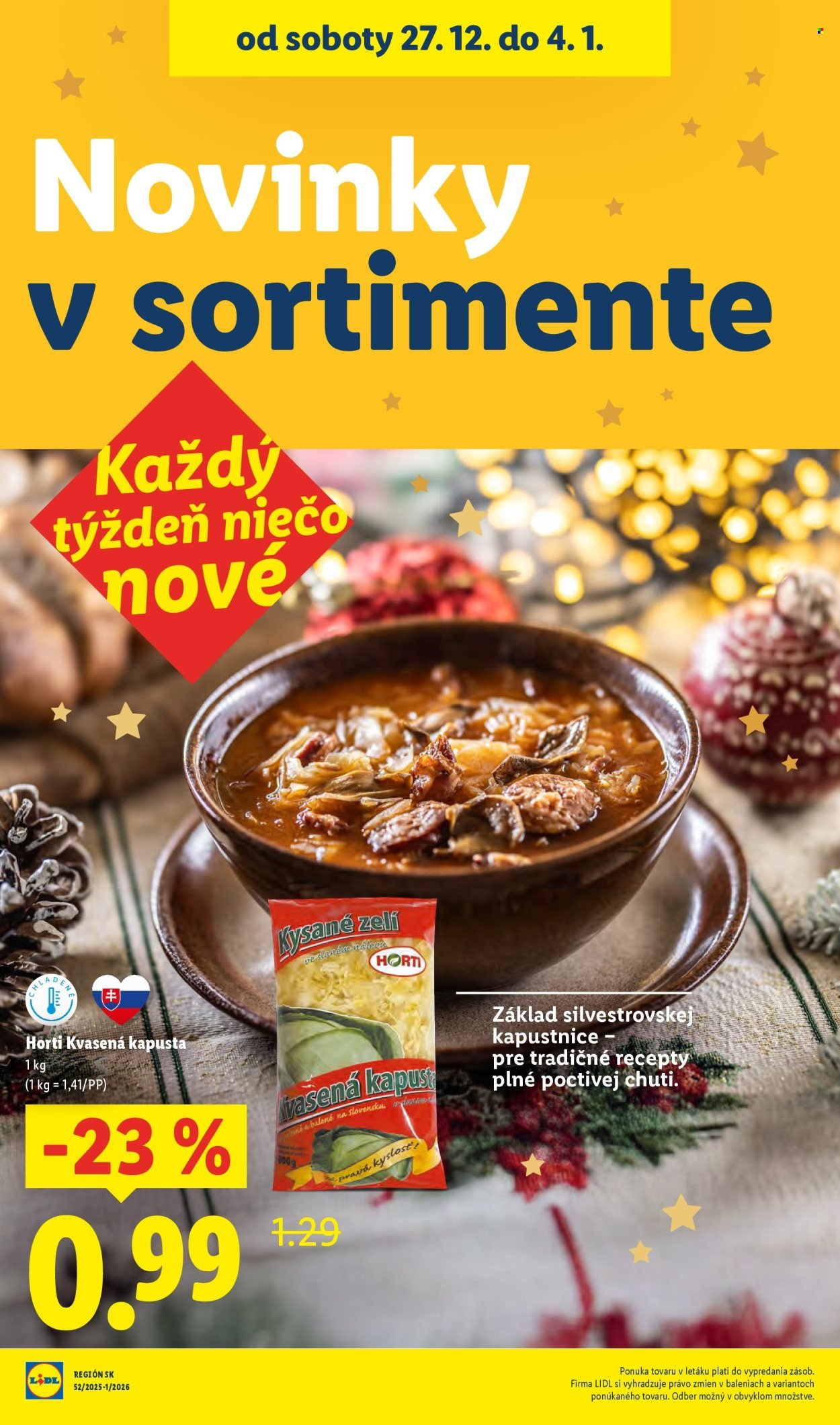 LIDL leták - Od soboty 27.12.2025 (2025-12-27 - 2025-12-31) | 48
