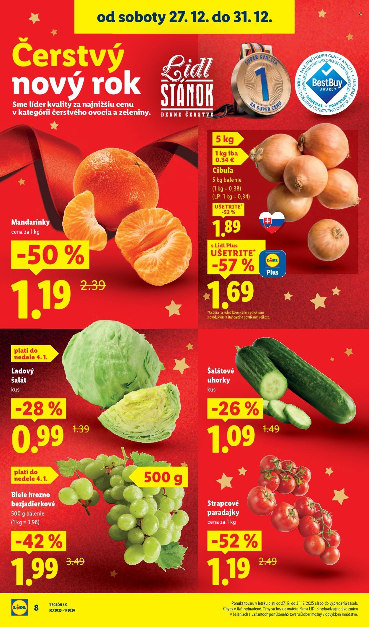 LIDL leták - Od soboty 27.12.2025 (2025-12-27 - 2025-12-31) | 10