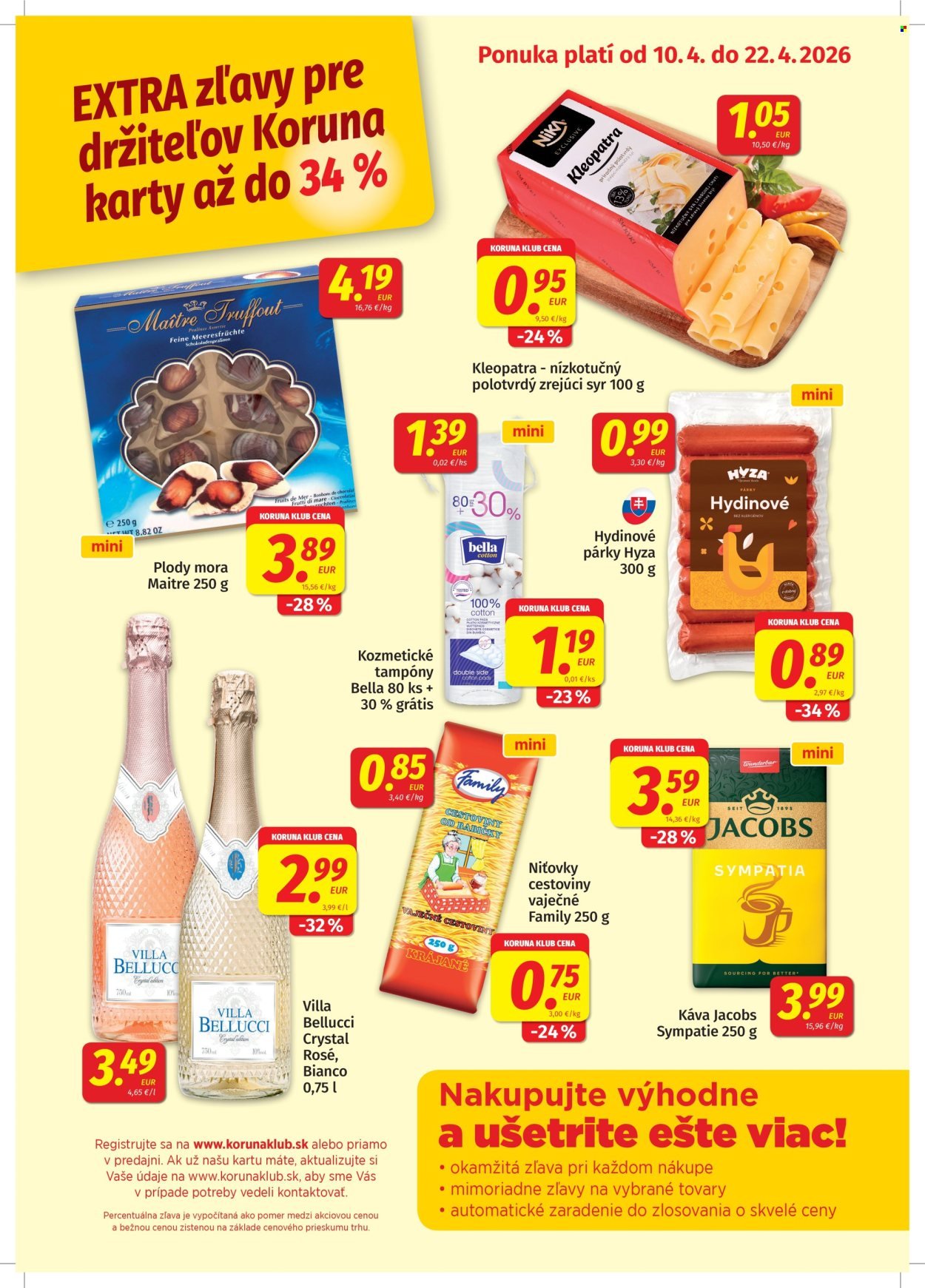 POTRAVINY KORUNA leták - Od piatka 10.4.2026 (2026-04-10 - 2026-04-22) | 1