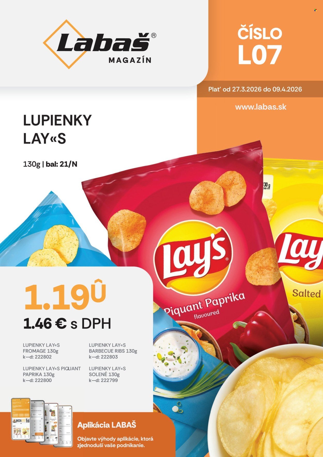 LABAŠ leták - Od piatka 27.3.2026 (2026-03-27 - 2026-04-09) | 40