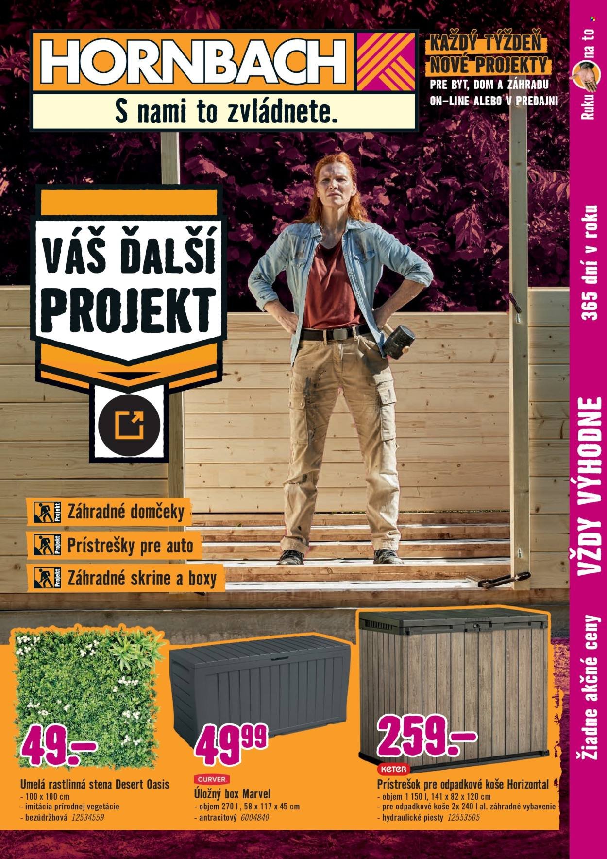 HORNBACH leták - Váš ďalší projekt - Zahradné stavebniny