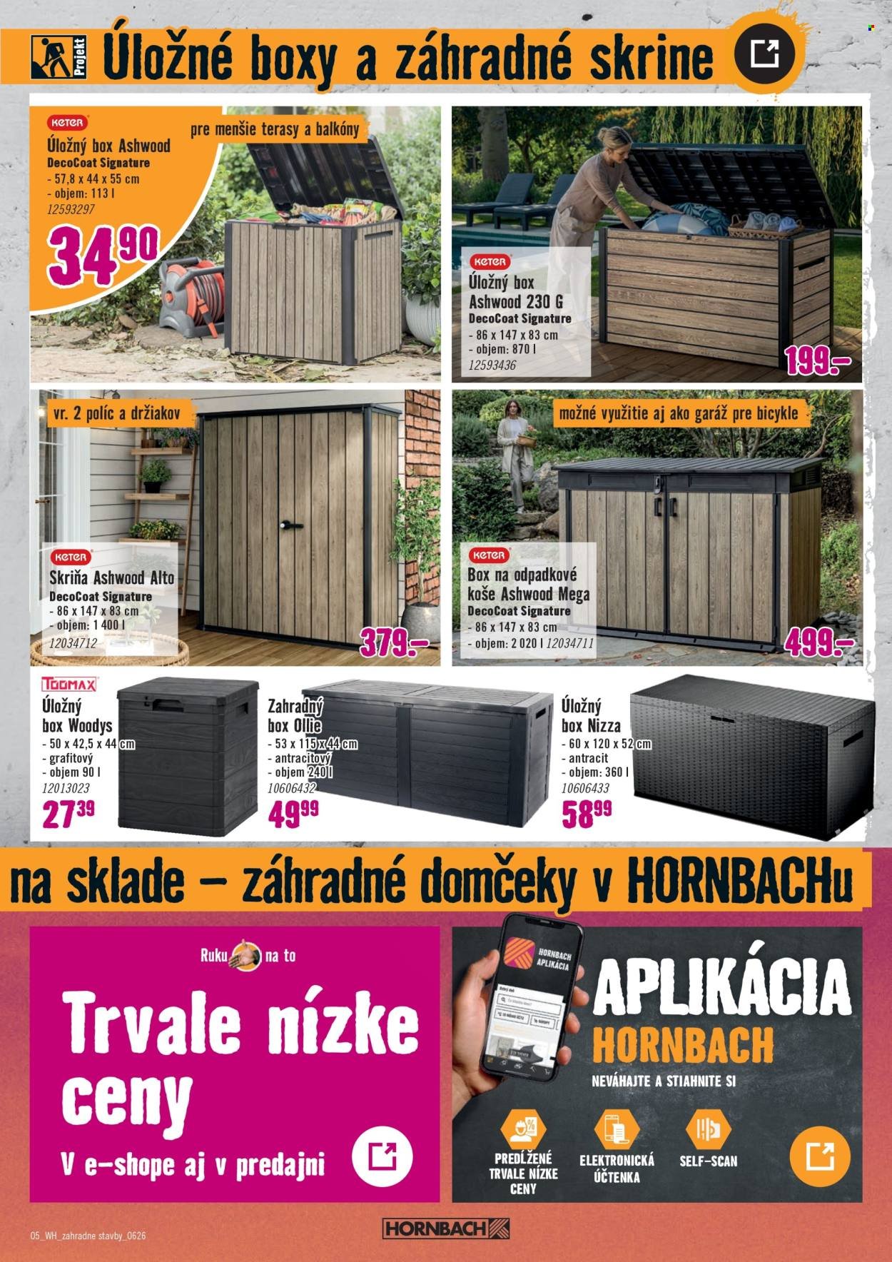 HORNBACH leták - Váš ďalší projekt - Zahradné stavebniny