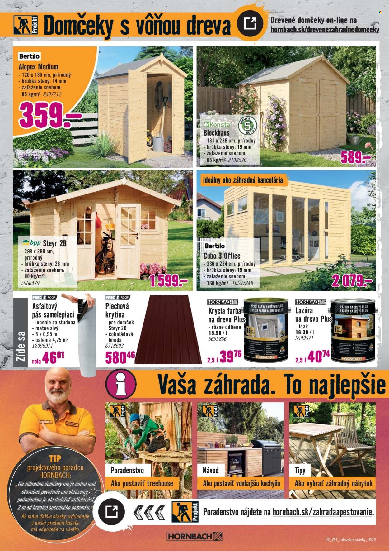 HORNBACH leták - Váš ďalší projekt - Zahradné stavebniny