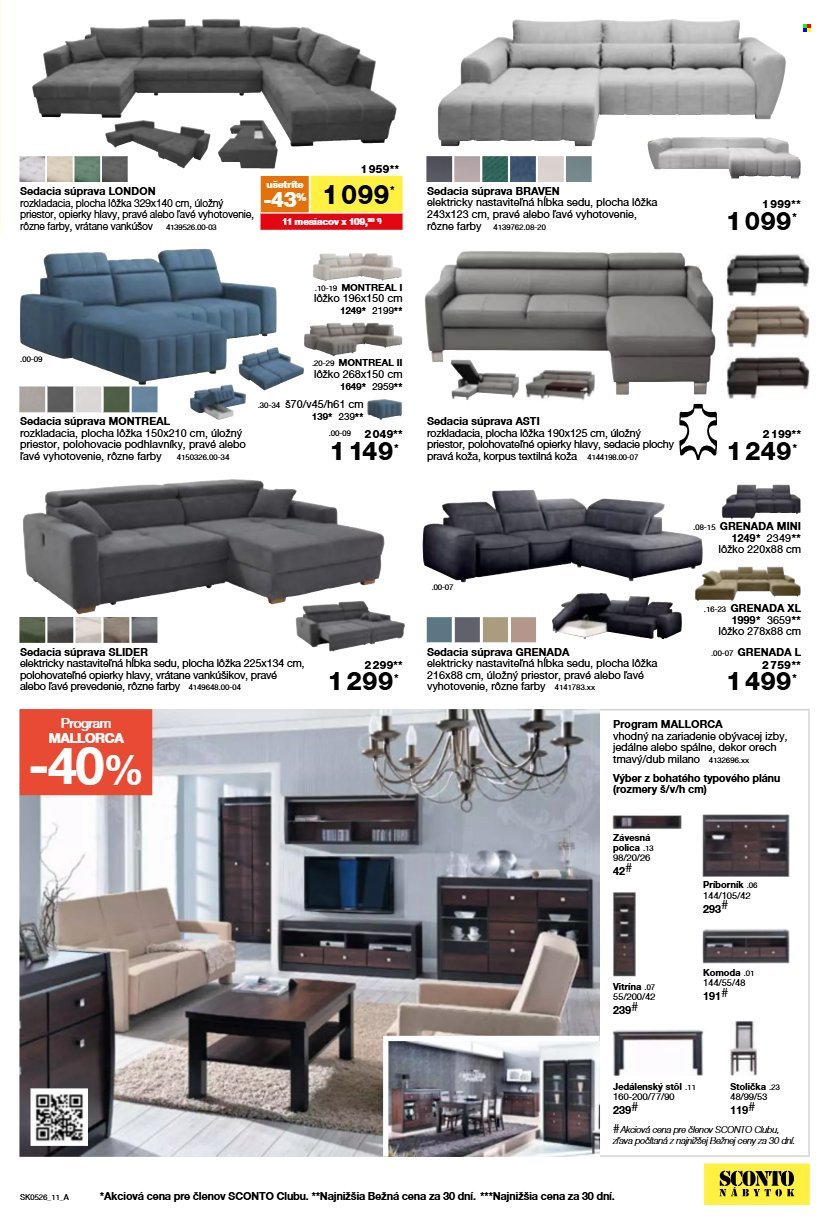 SCONTO NÁBYTOK leták - Aktuálny leták (2026-03-25 - 2026-04-09) | 11