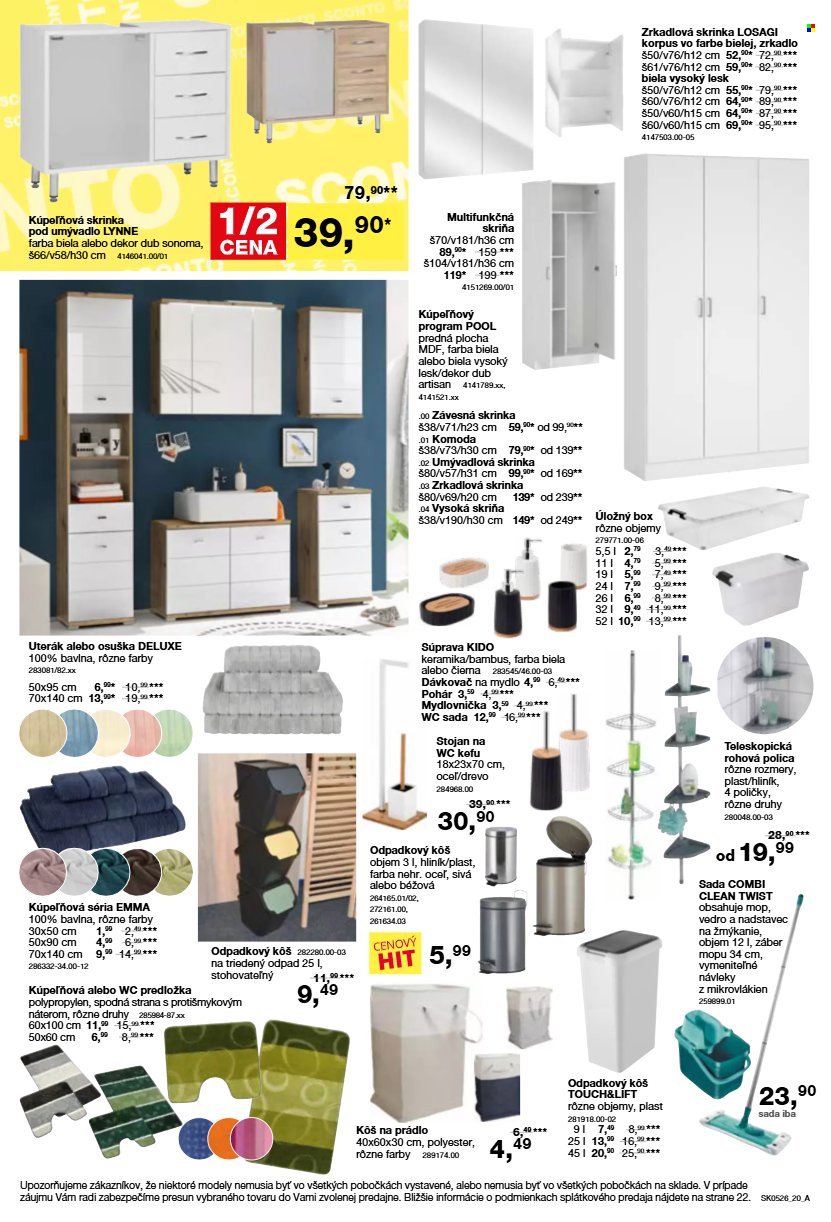 SCONTO NÁBYTOK leták - Aktuálny leták (2026-03-25 - 2026-04-09) | 20