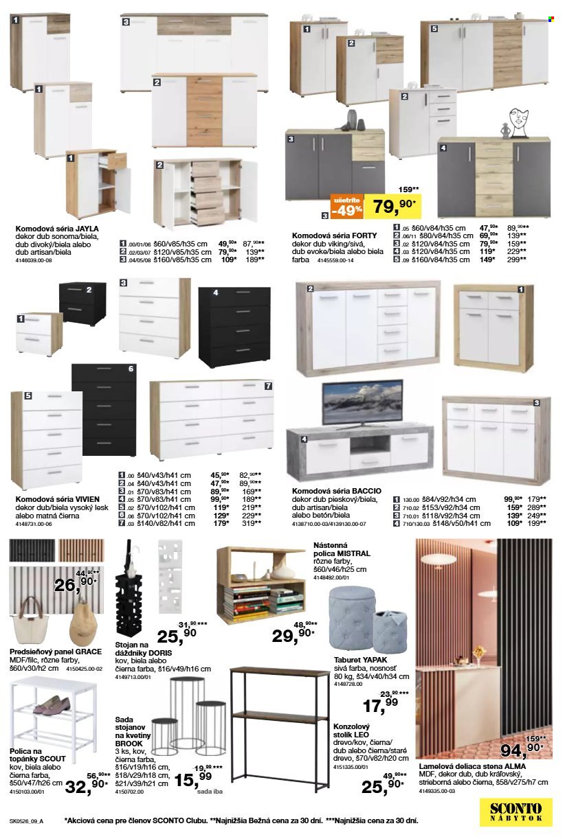 SCONTO NÁBYTOK leták - Aktuálny leták (2026-03-25 - 2026-04-09) | 9