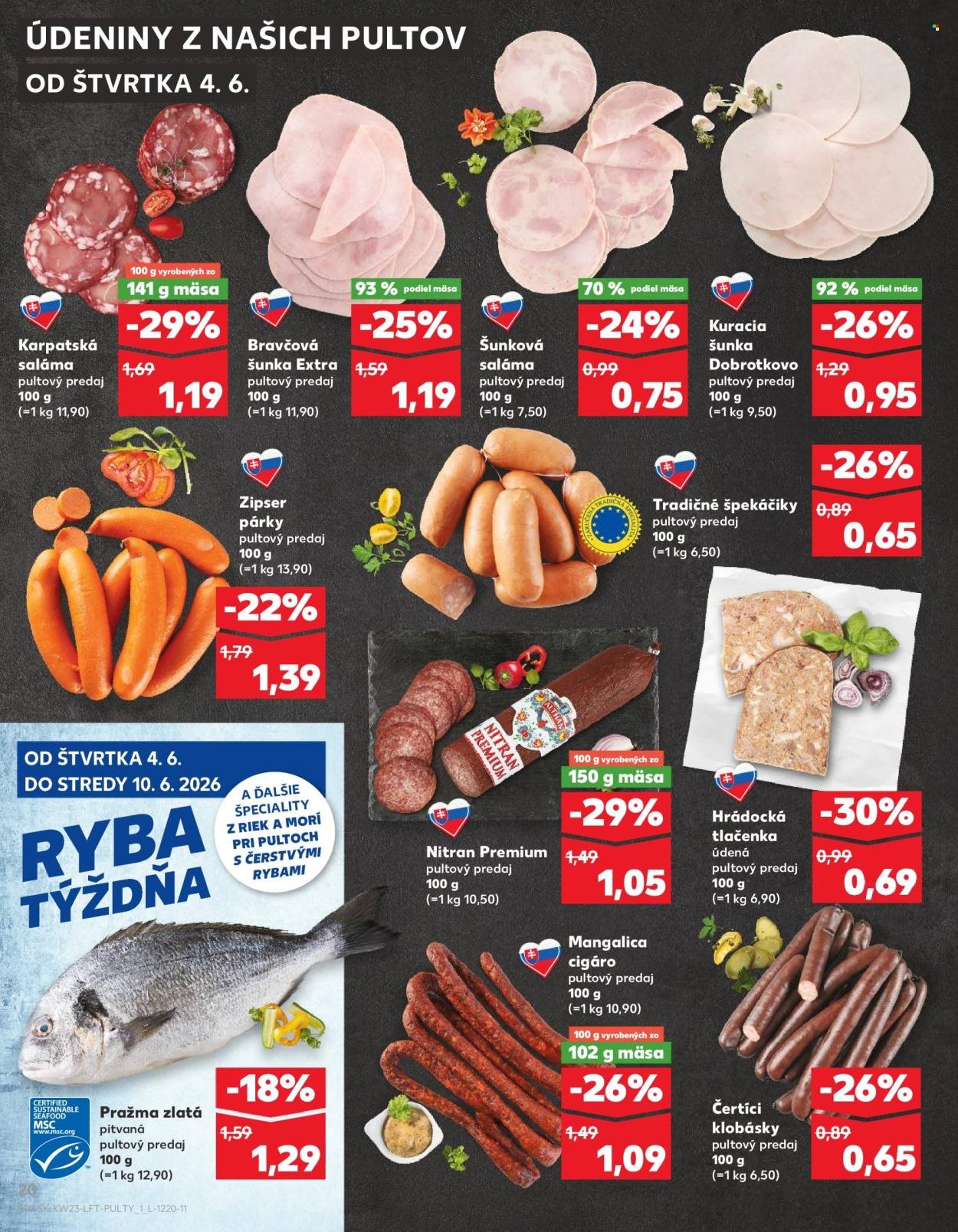 KAUFLAND leták - Od štvrtka 4.6.2026