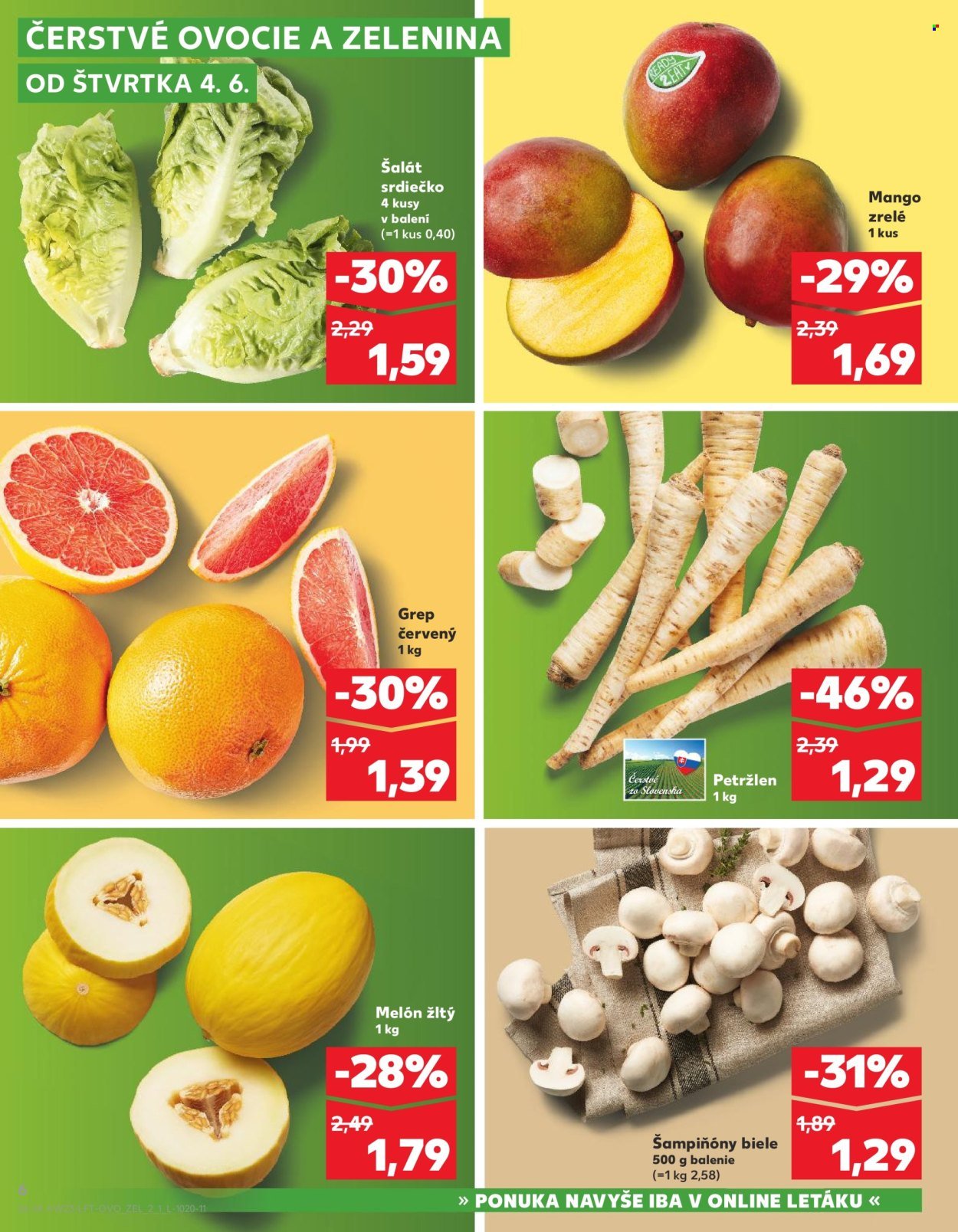 KAUFLAND leták - Od štvrtka 4.6.2026