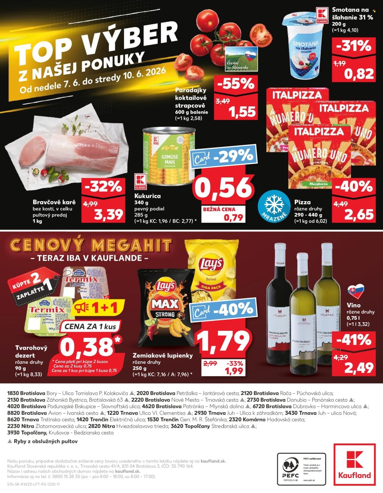 KAUFLAND leták - Od štvrtka 4.6.2026