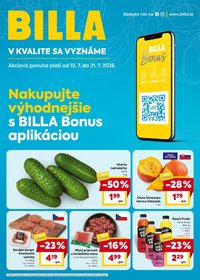 BILLA leták - Bonus leták