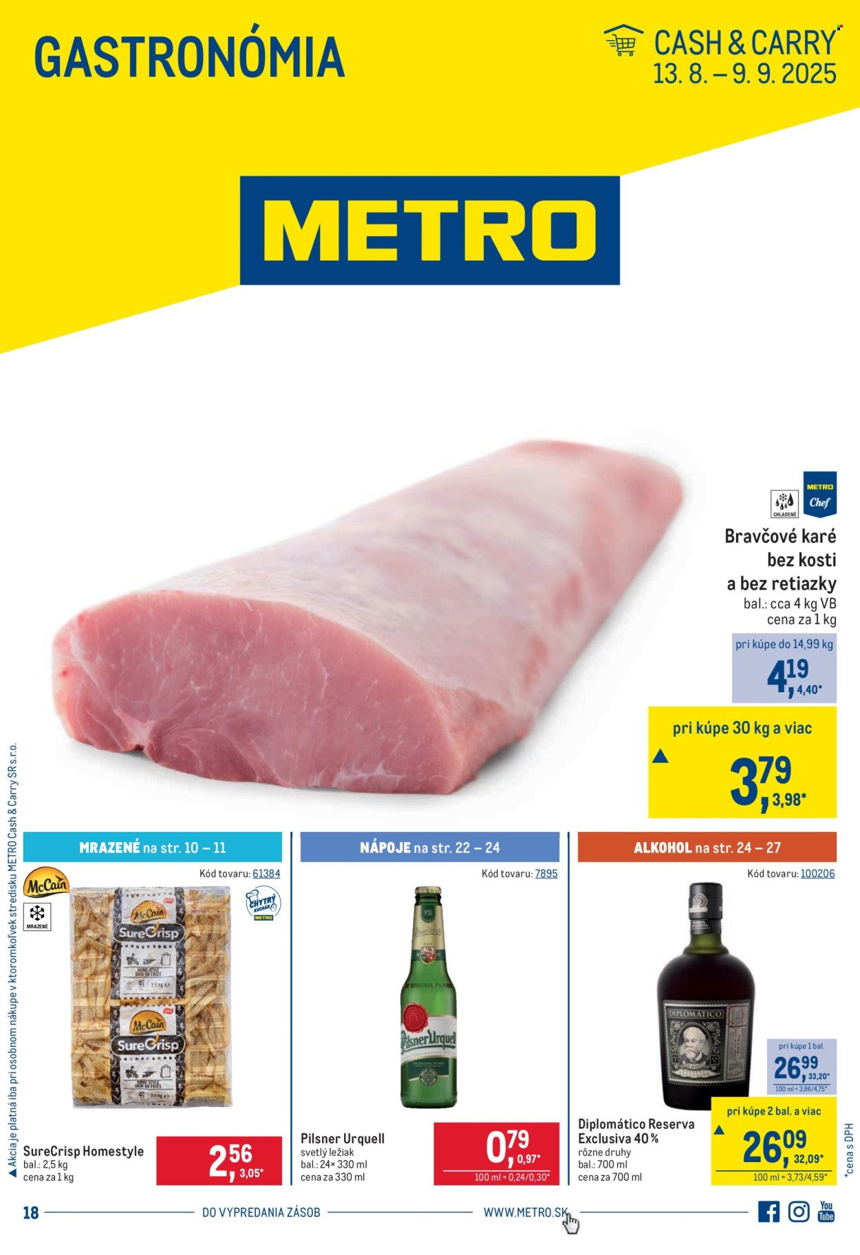 METRO leták - Gastronómia (2025-08-13 - 2025-09-09) | 1