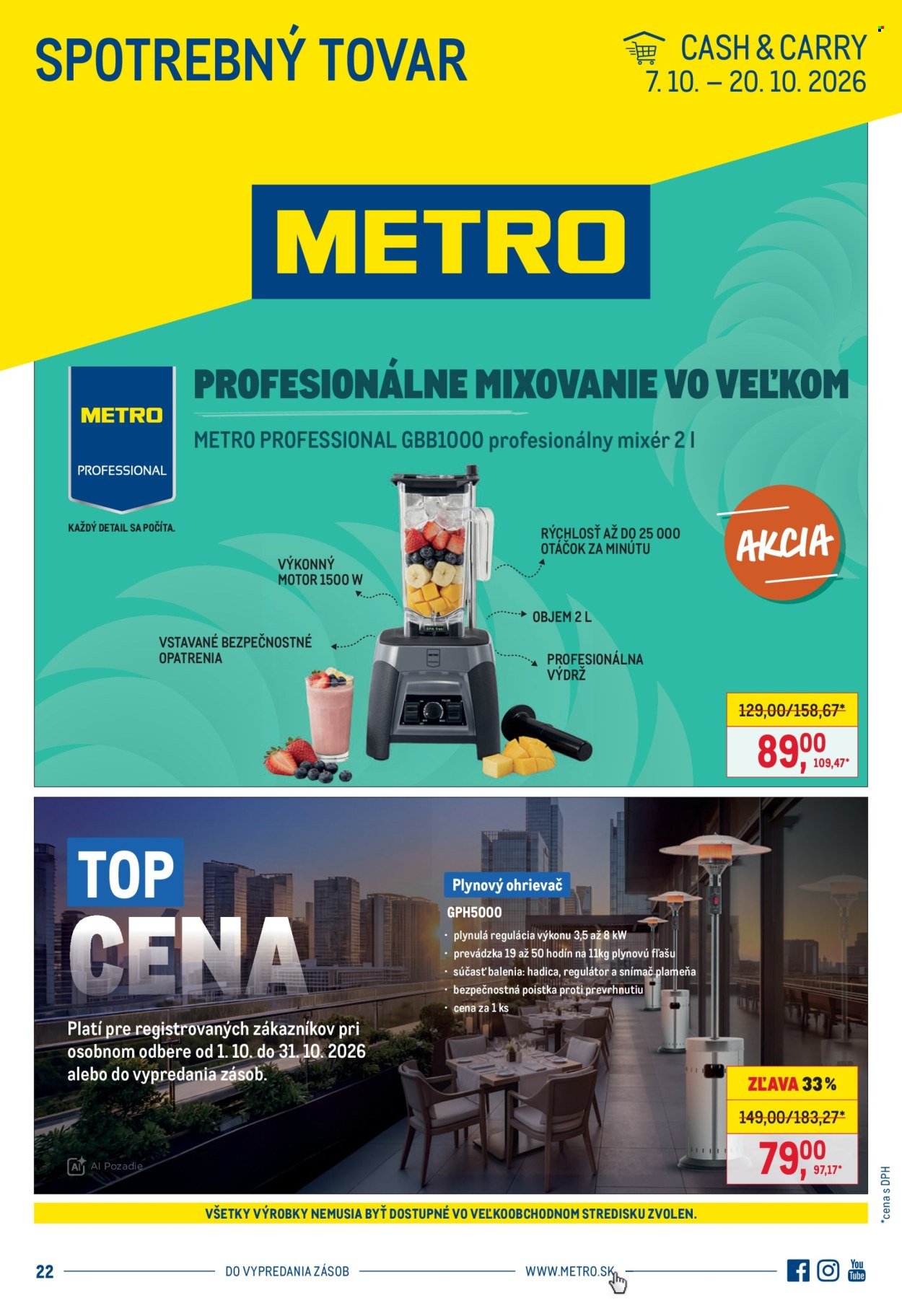 METRO leták - Spotrebný tovar