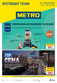 METRO leták - Spotrebný tovar
