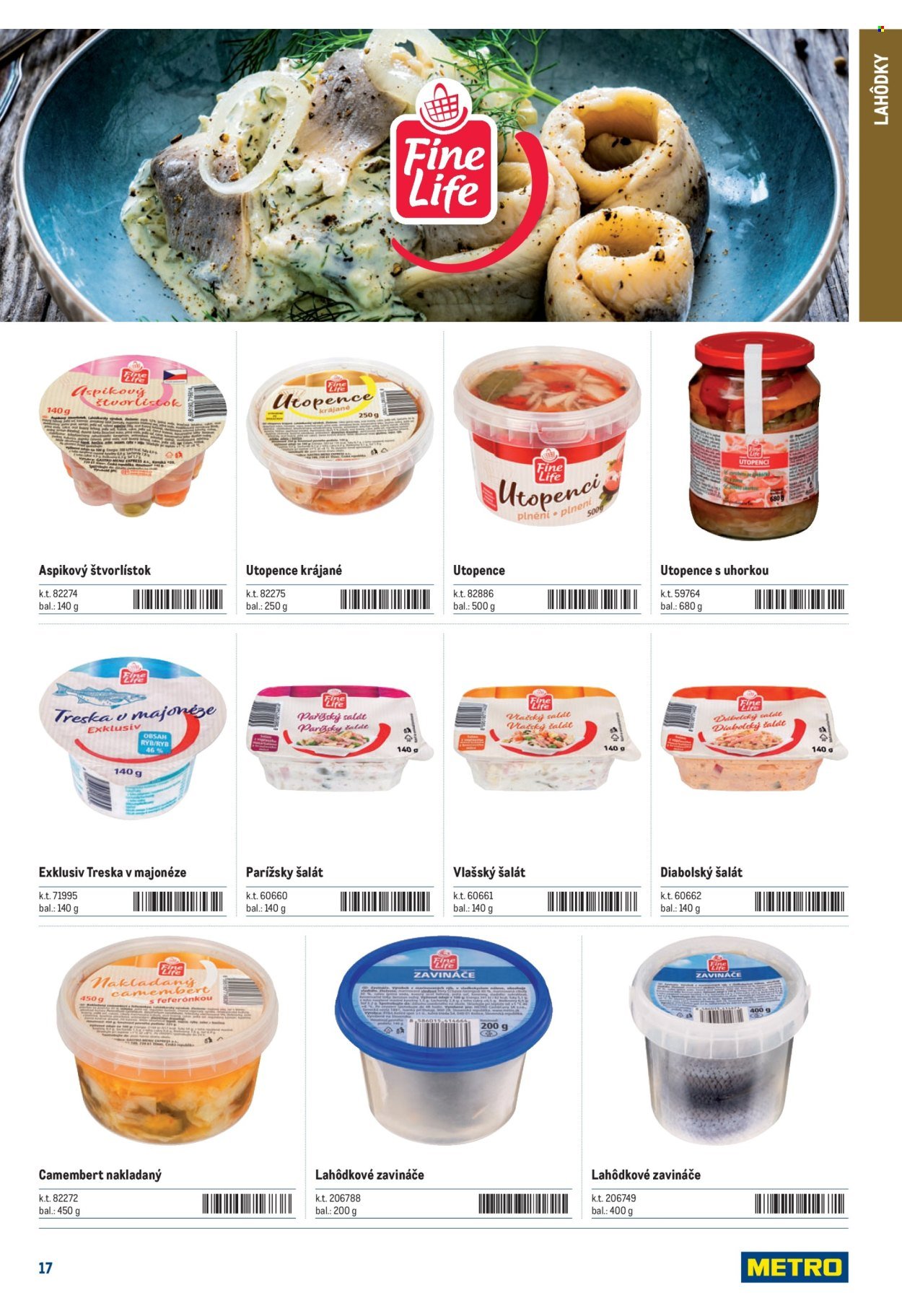 METRO leták - Katalóg FineLife výrobkov (2025-11-23 - 2025-12-31) | 17