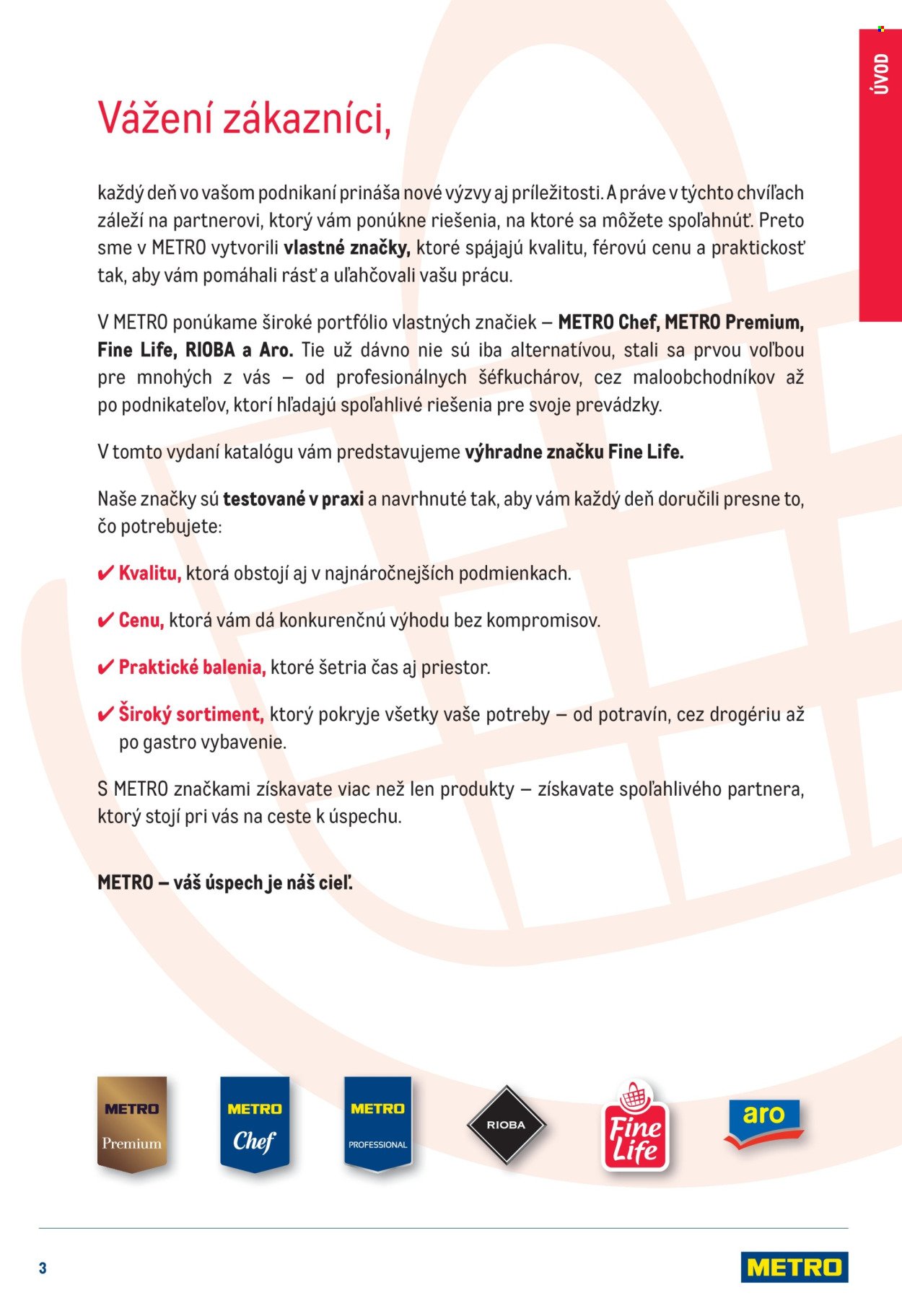 METRO leták - Katalóg FineLife výrobkov (2025-11-23 - 2025-12-31) | 3