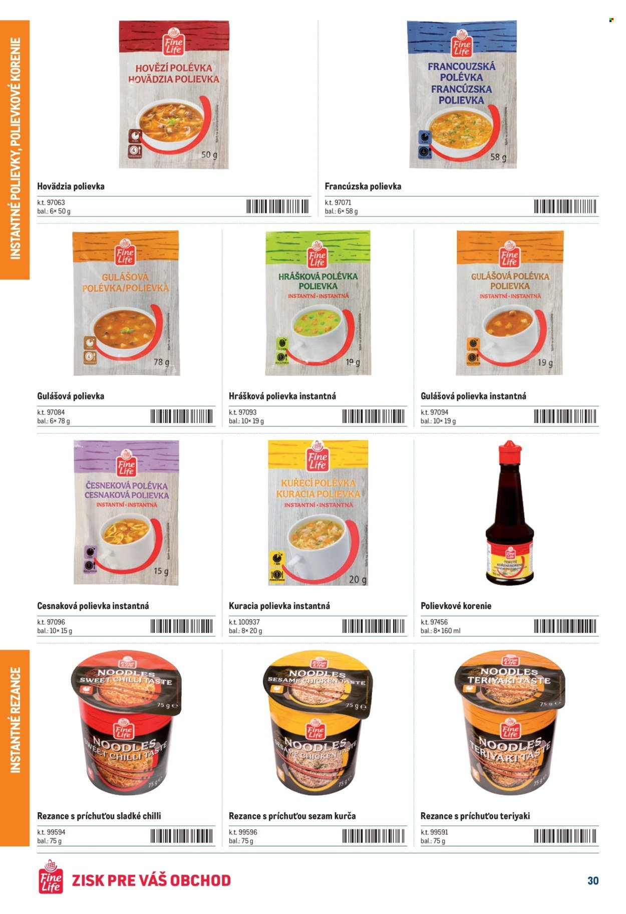 METRO leták - Katalóg FineLife výrobkov (2025-11-23 - 2025-12-31) | 30