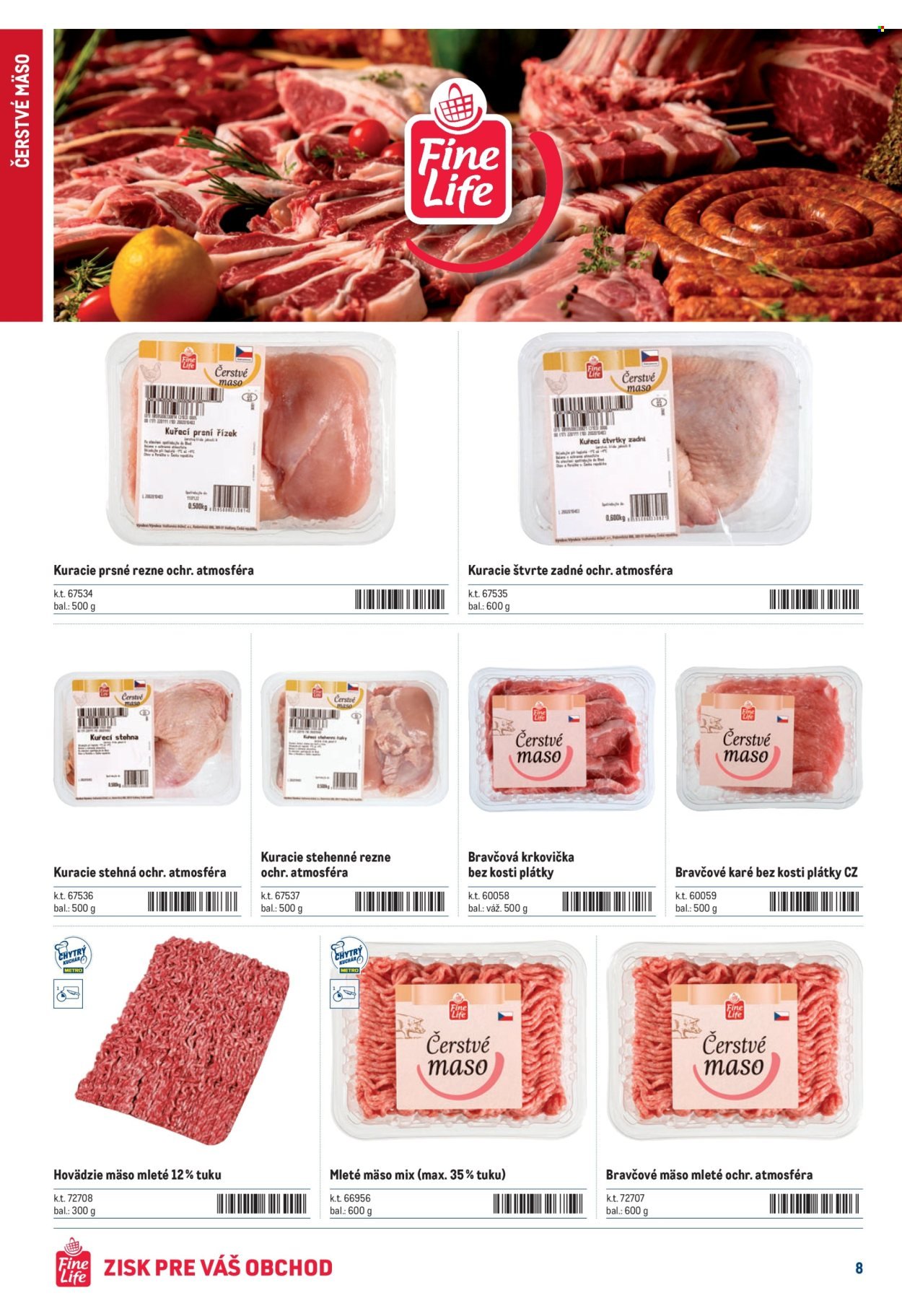 METRO leták - Katalóg FineLife výrobkov (2025-11-23 - 2025-12-31) | 8