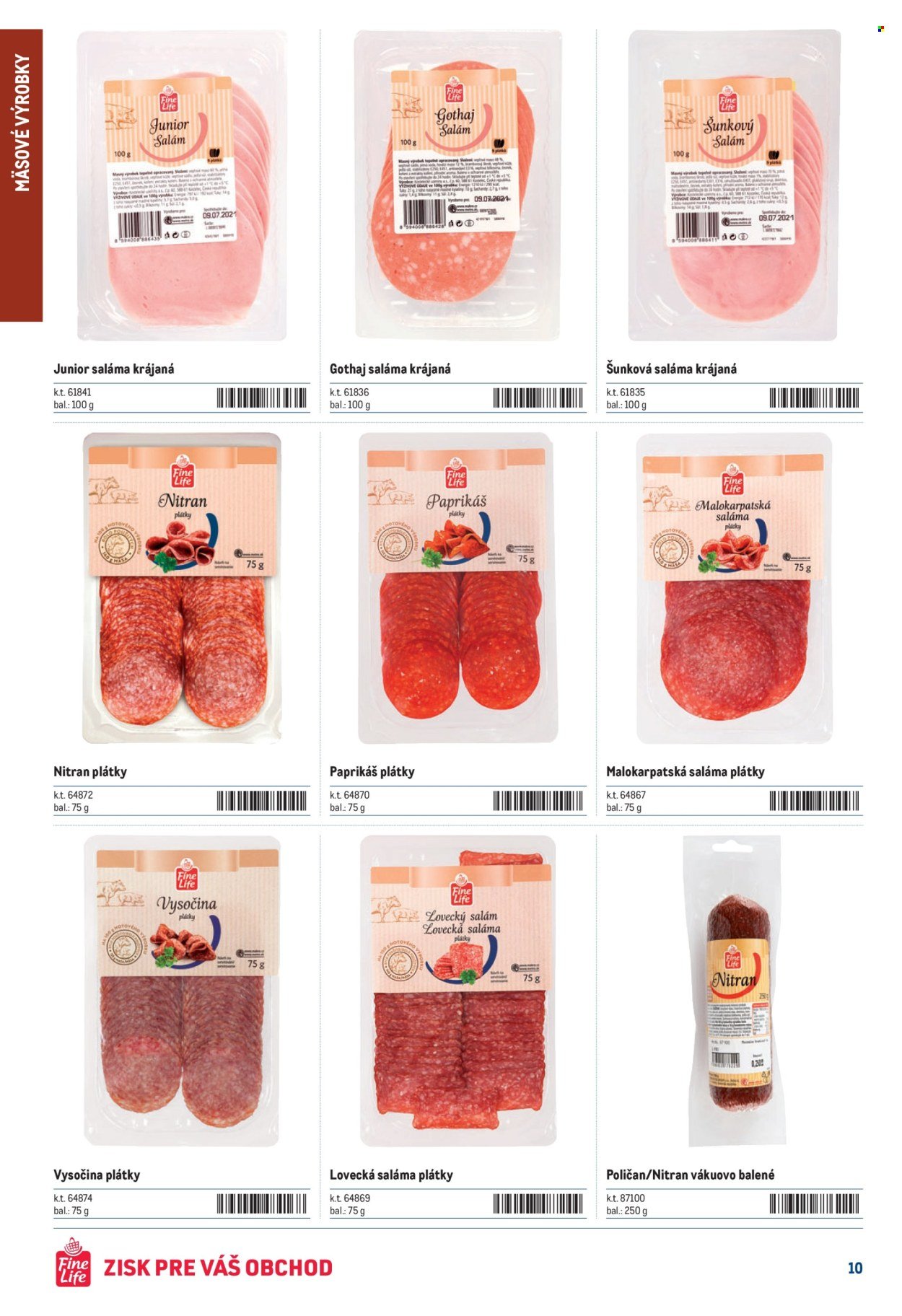 METRO leták - Katalóg FineLife výrobkov (2025-11-23 - 2025-12-31) | 10
