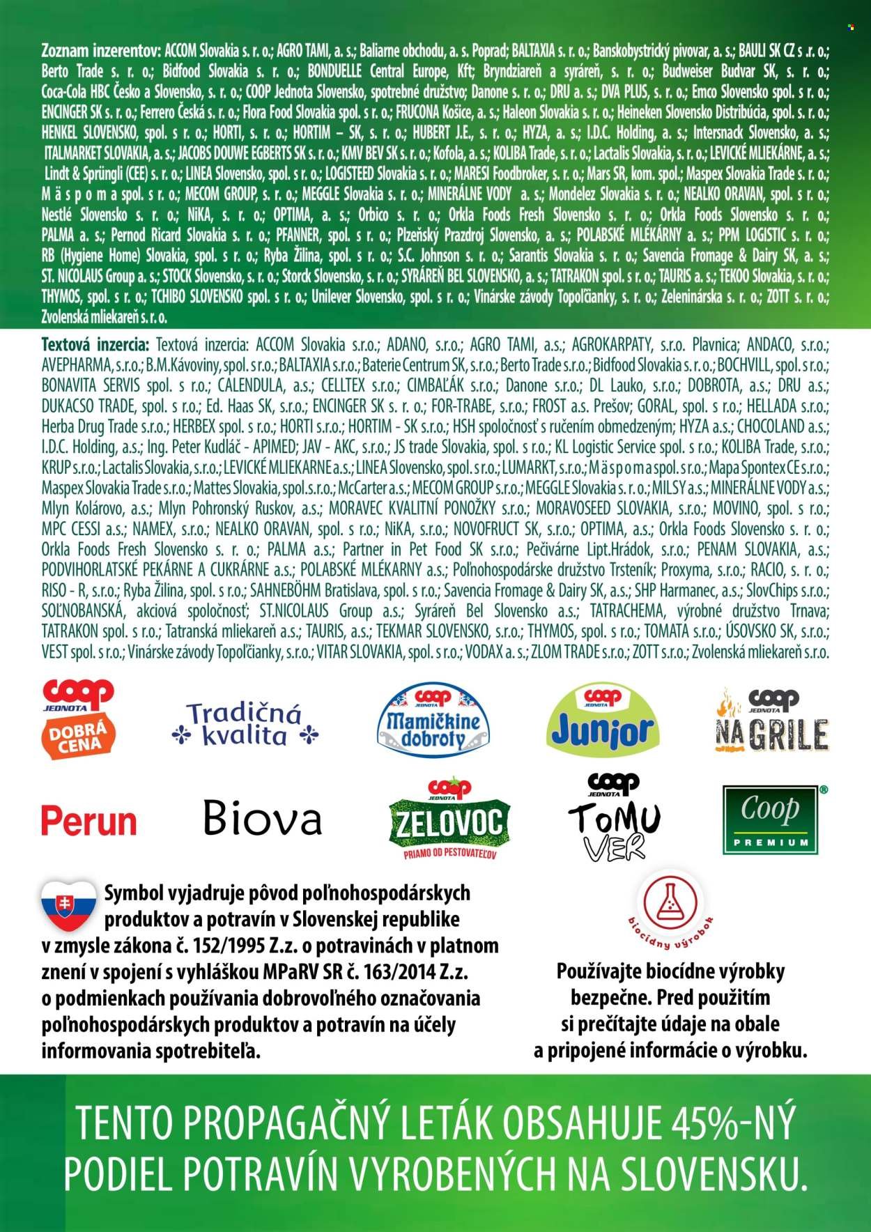 COOP JEDNOTA leták - Od štvrtka 30.4.2026 (2026-04-30 - 2026-05-06) | 58