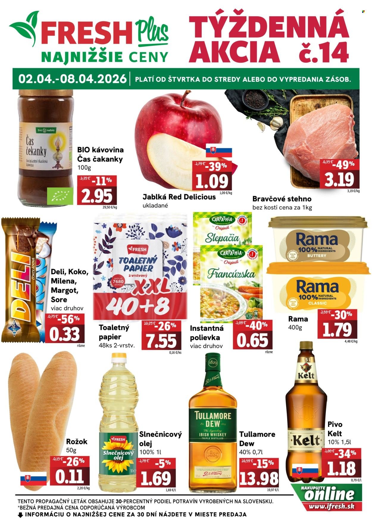 FRESH leták - Týždenná akcia (2026-04-02 - 2026-04-08) | 1