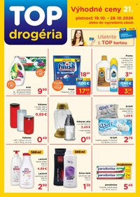 TOP DROGÉRIA leták - Od pondelka 19.10.2026