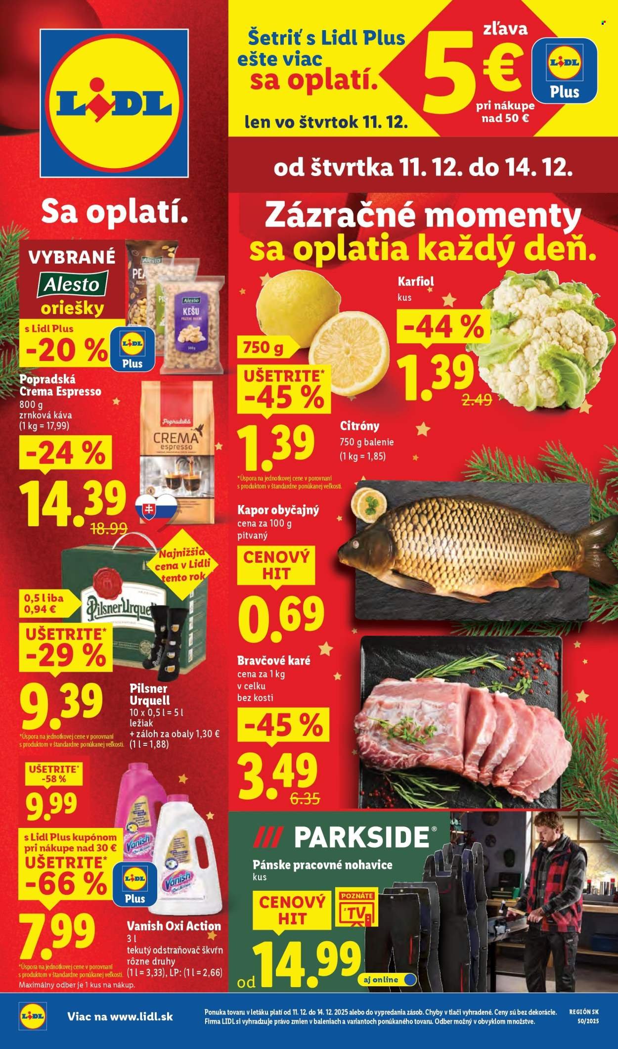 LIDL leták - Od štvrtka 11.12.2025 (2025-12-11 - 2025-12-14) | 1