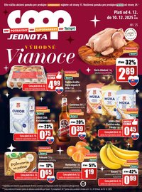 COOP JEDNOTA leták - Od štvrtka 4.12.2025 (2025-12-04 - 2025-12-10)