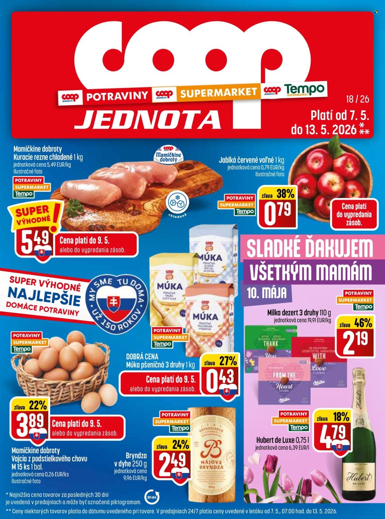 COOP JEDNOTA leták - Od štvrtka 7.5.2026 (2026-05-07 - 2026-05-13) | 1