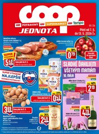 COOP JEDNOTA leták - Od štvrtka 7.5.2026 (2026-05-07 - 2026-05-13)