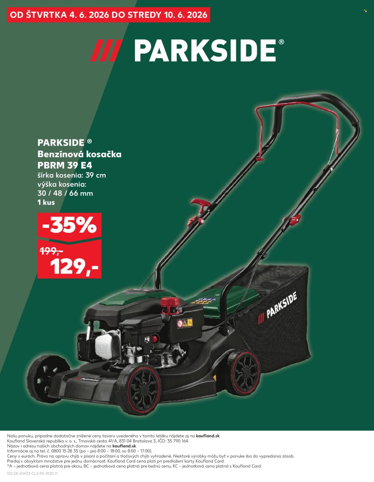 KAUFLAND leták - Objavte náš svet náradia PARKSIDE!