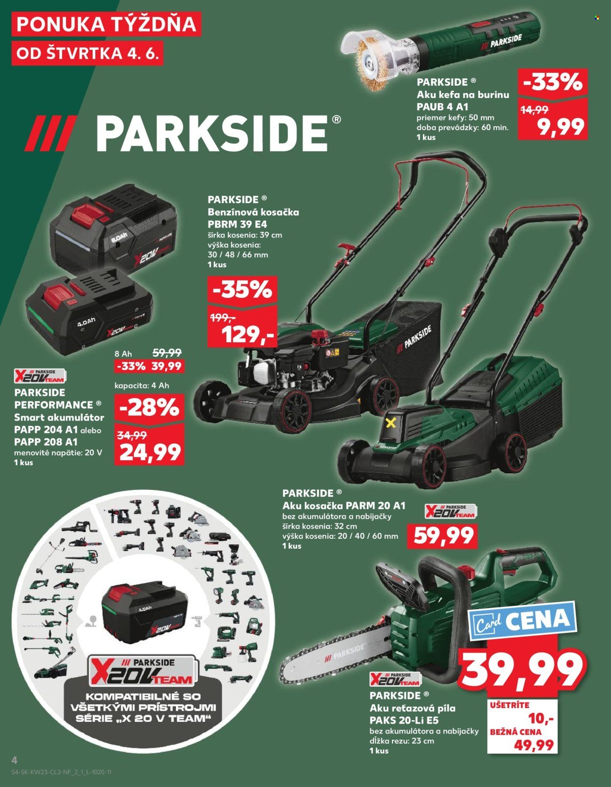 KAUFLAND leták - Objavte náš svet náradia PARKSIDE!