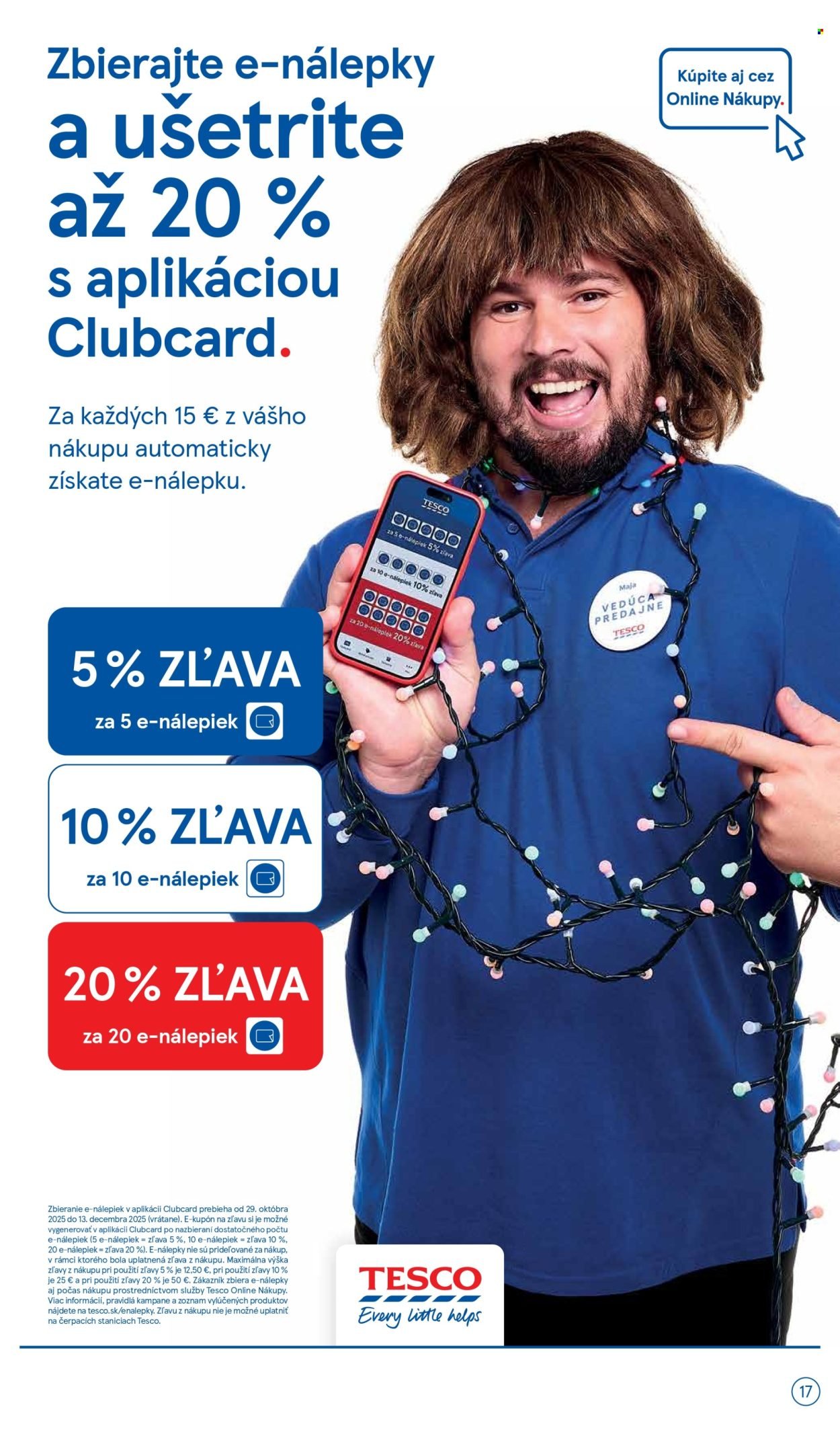 TESCO leták - Od stredy 29.10.2025 (2025-10-29 - 2025-11-04) | 17